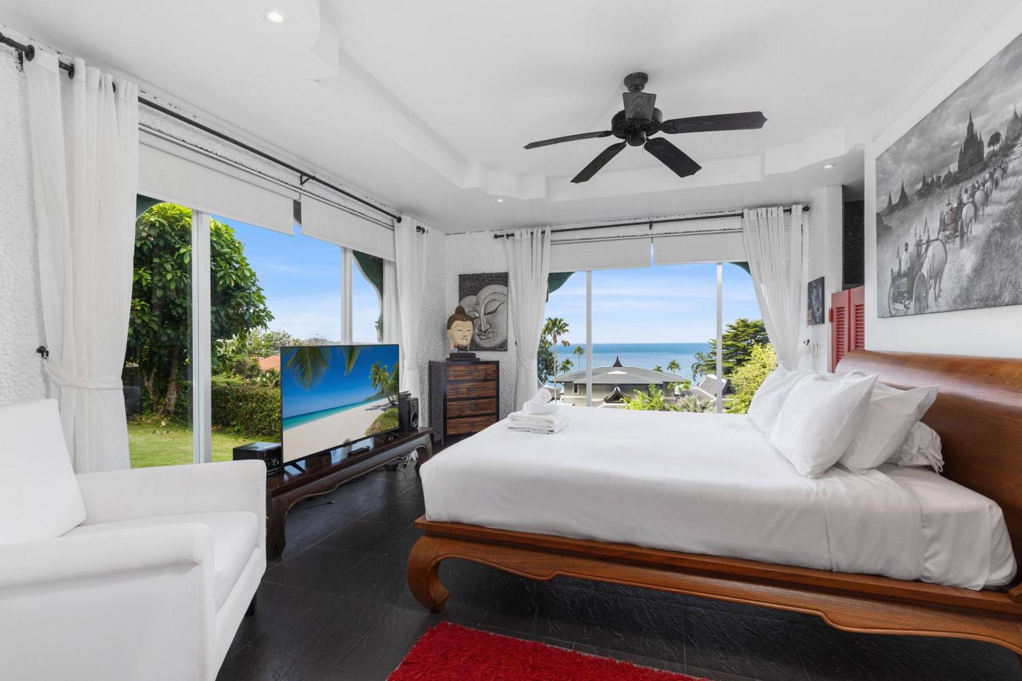 Spectacular Ocean Views 8br Pool Sawan In Patong! Relax & Play - Billiard, Table Football, Gym & Sauna! Vila Patong