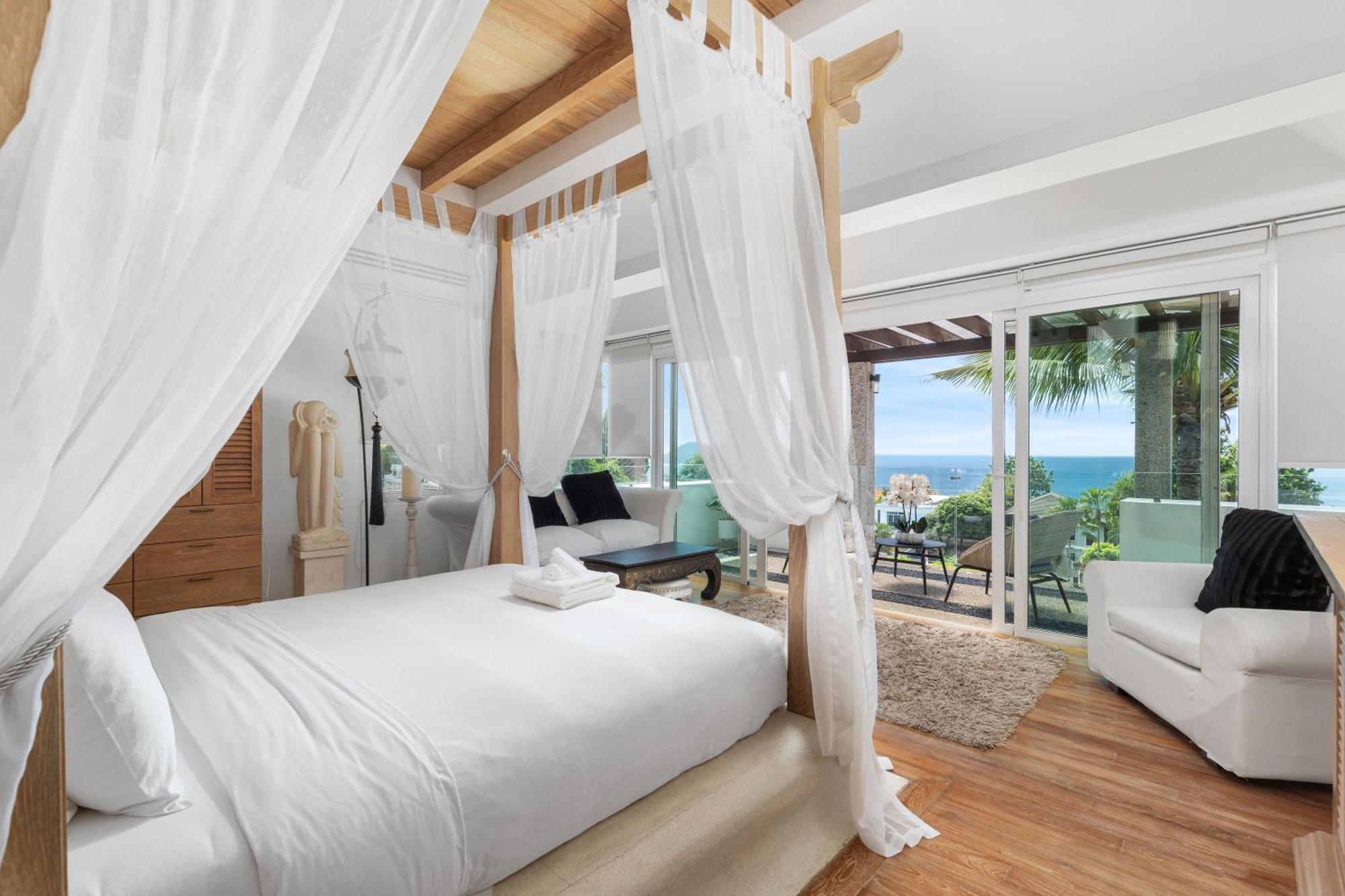 Vila Spectacular Ocean Views 8br Pool Sawan In Patong! Relax & Play - Billiard, Table Football, Gym & Sauna! Patong