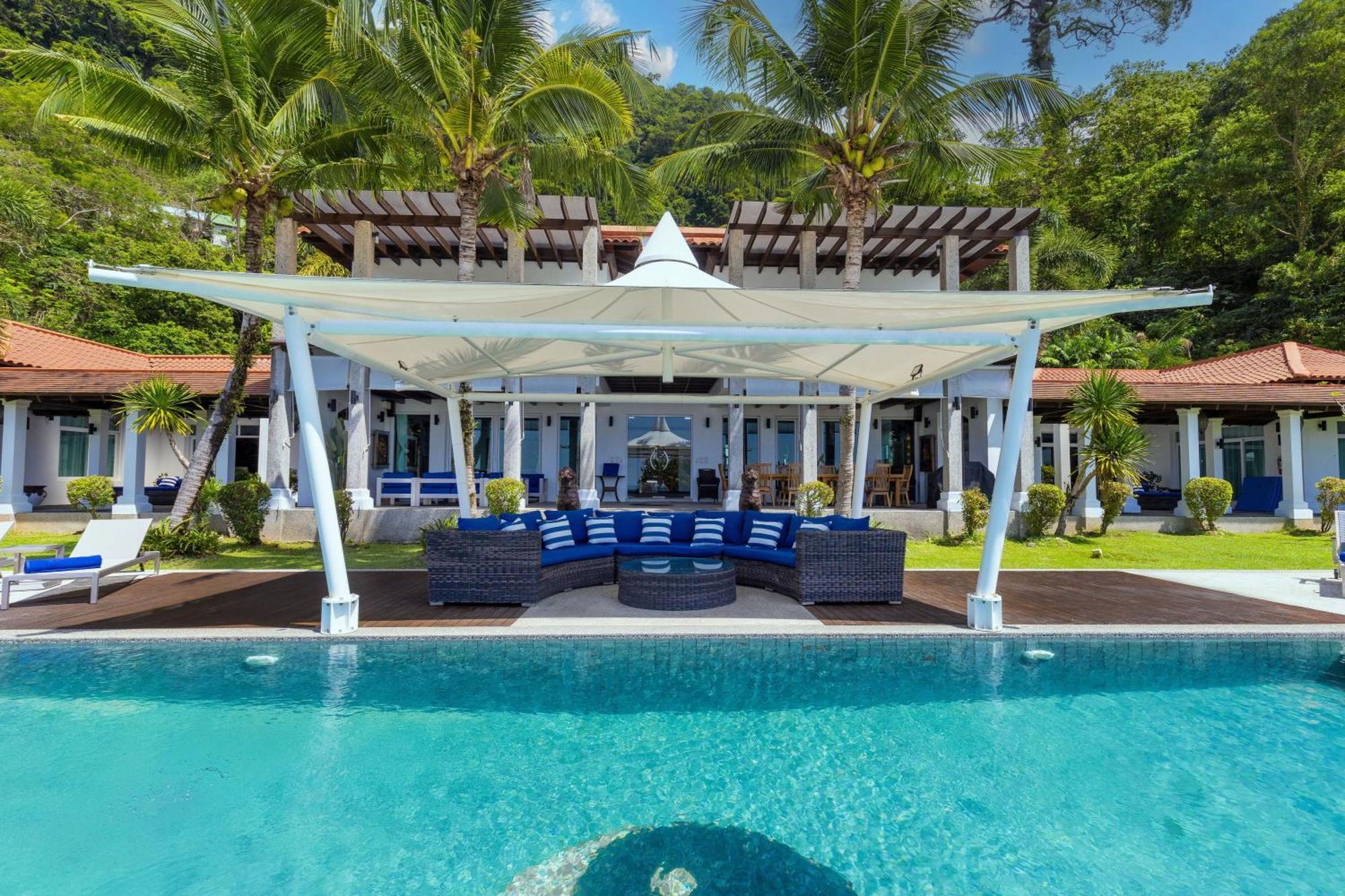 Spectacular Ocean Views 8br Pool Sawan In Patong! Relax & Play - Billiard, Table Football, Gym & Sauna! Vila