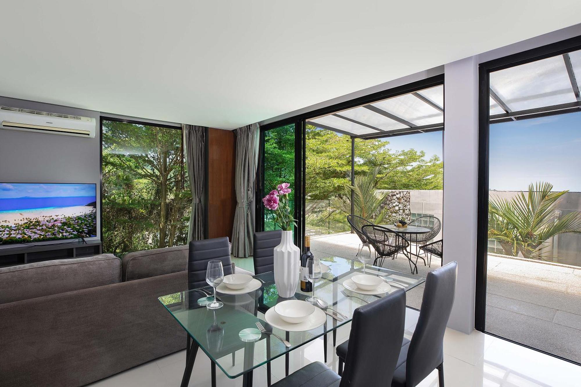 Villa Sea View & Tropical Bliss - 2br Natural Touch A4 At Hill