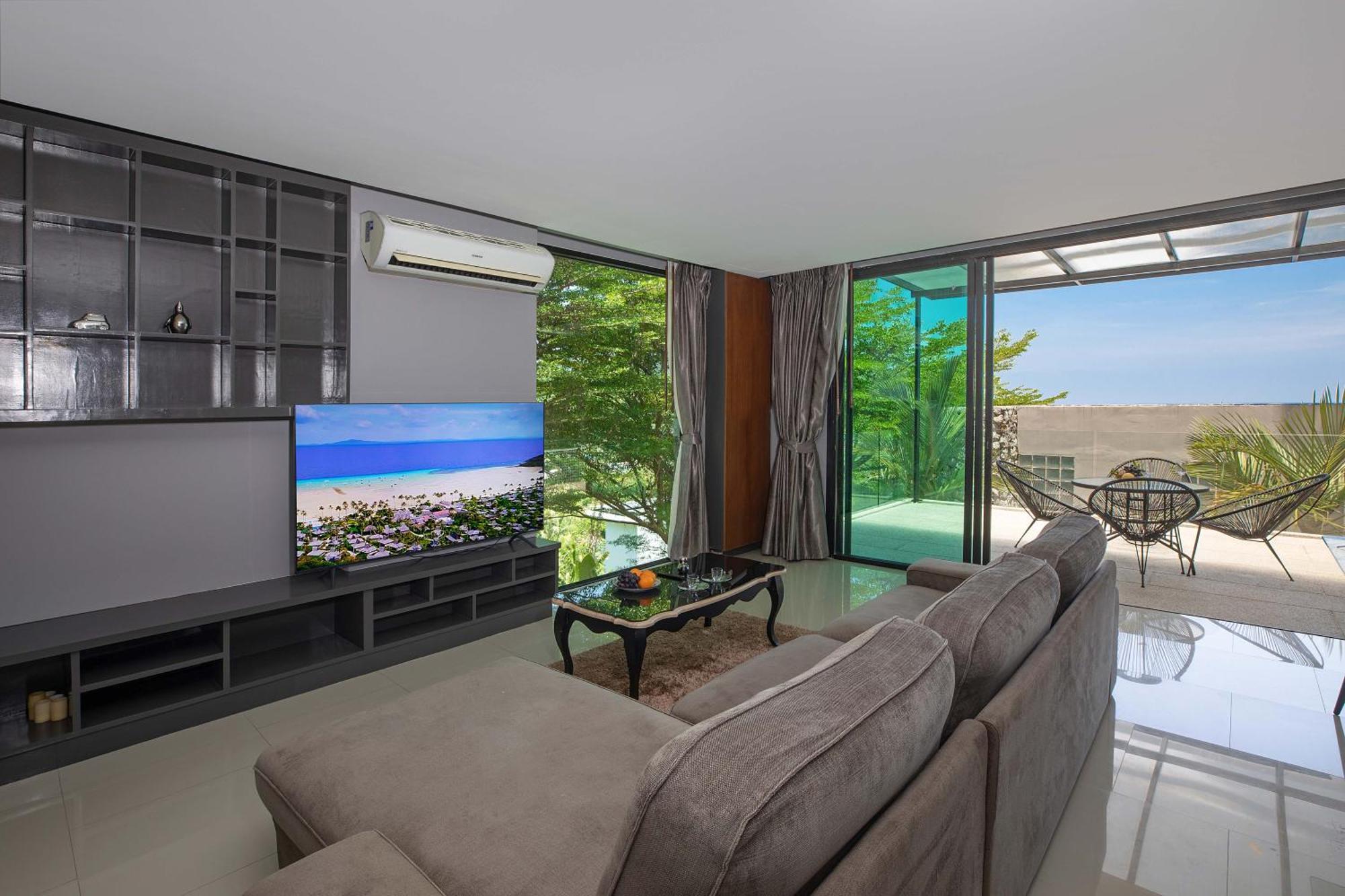 Sea View & Tropical Bliss - 2br Natural Touch A4 At Hill Villa