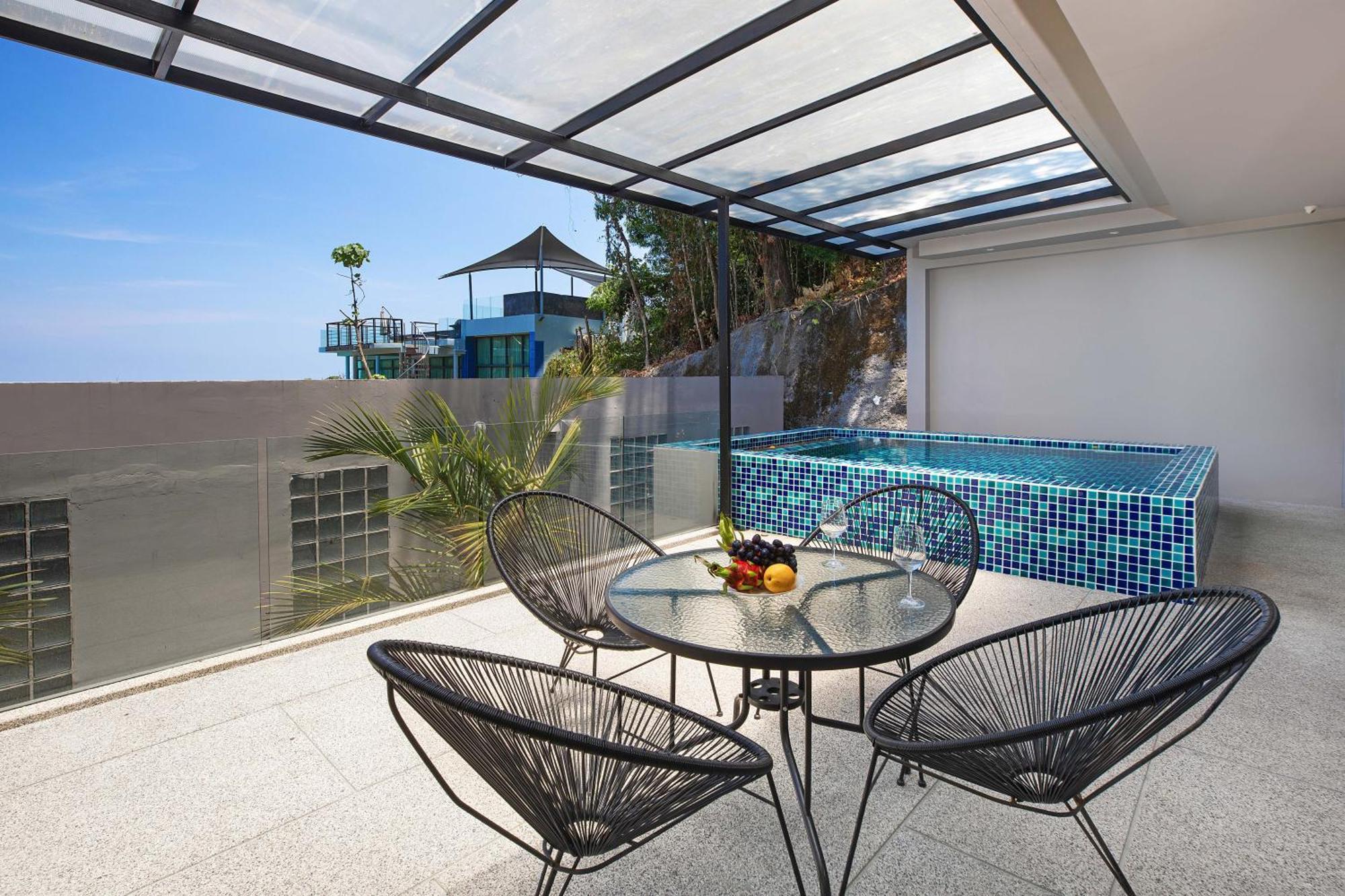 Sea View & Tropical Bliss - 2br Natural Touch A4 At Hill Villa Kamala Beach