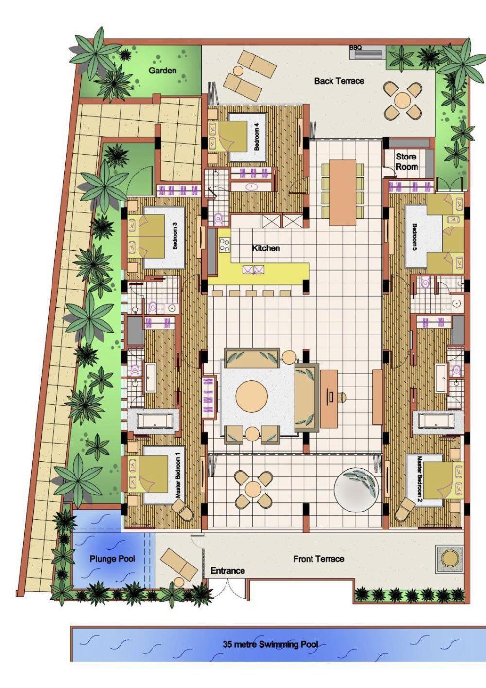 Apartment Private Pool At
