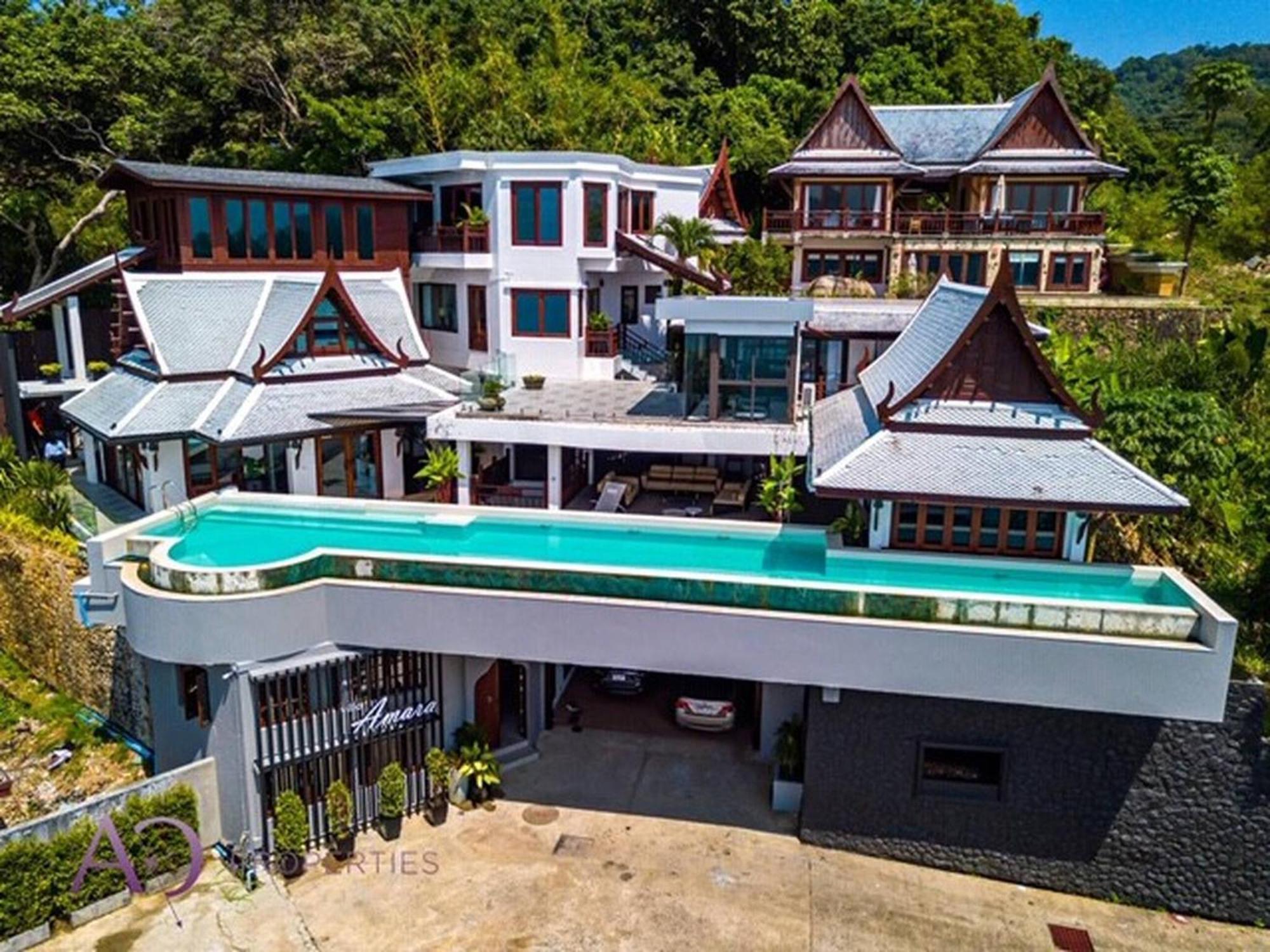 Villa Rare Luxury Kamala Rock Cliff Pool 6 Bedrooms 8 Bathrooms
