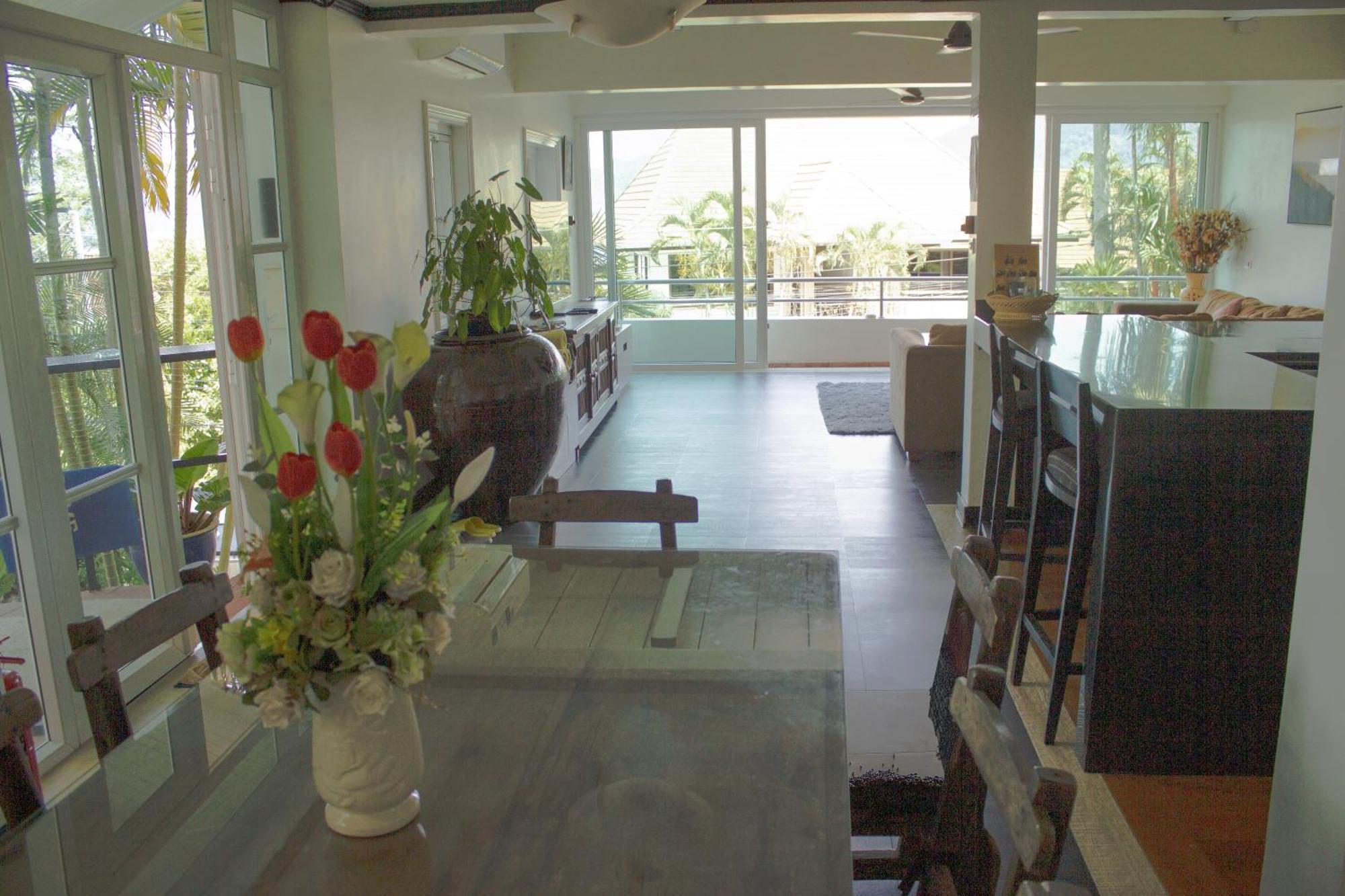 Blue House Panorama View