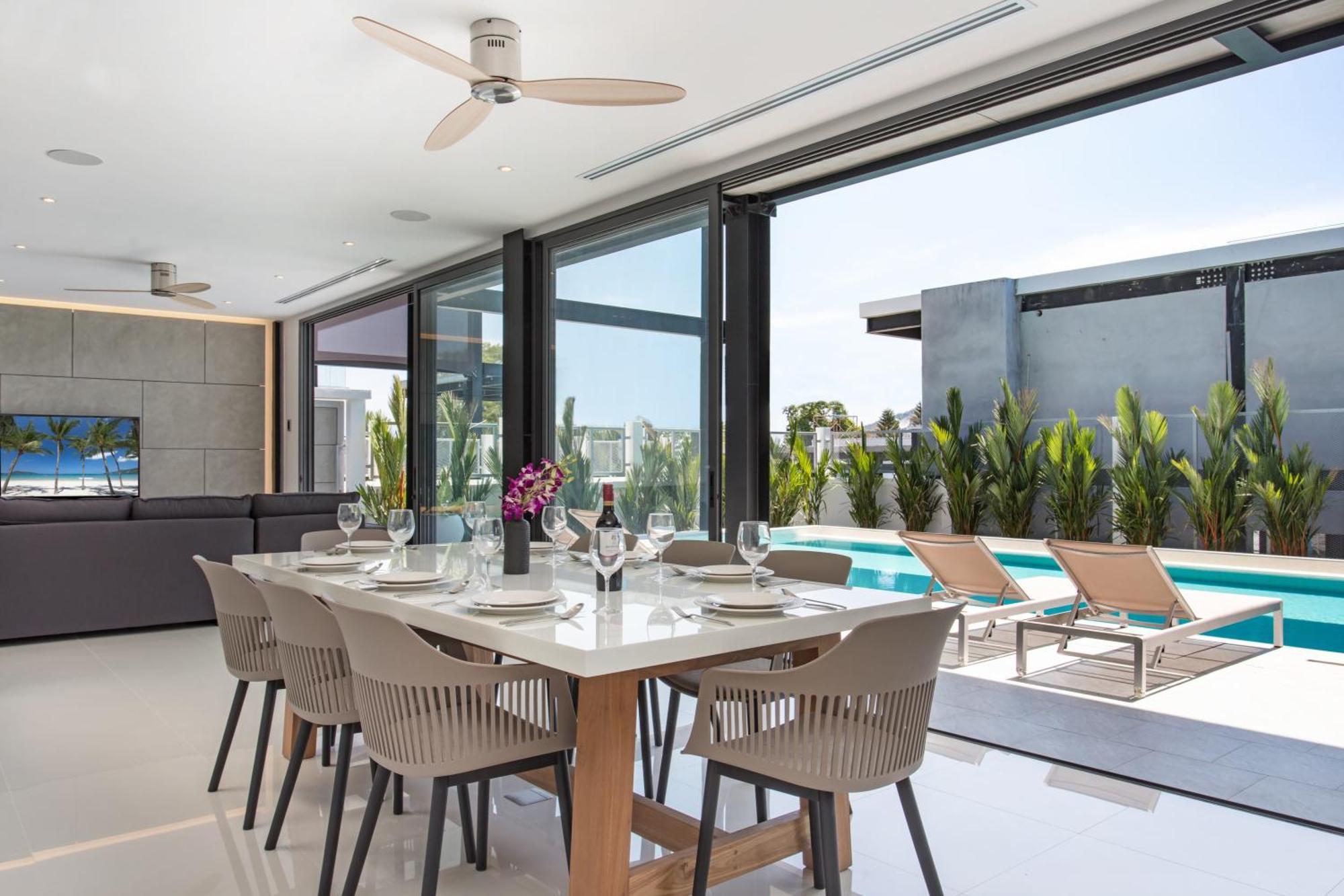 Villa New & Modern, Loft Style 4br Sunset Garden 3, 12m Salt Pool, Just 10min Drive Naiharn