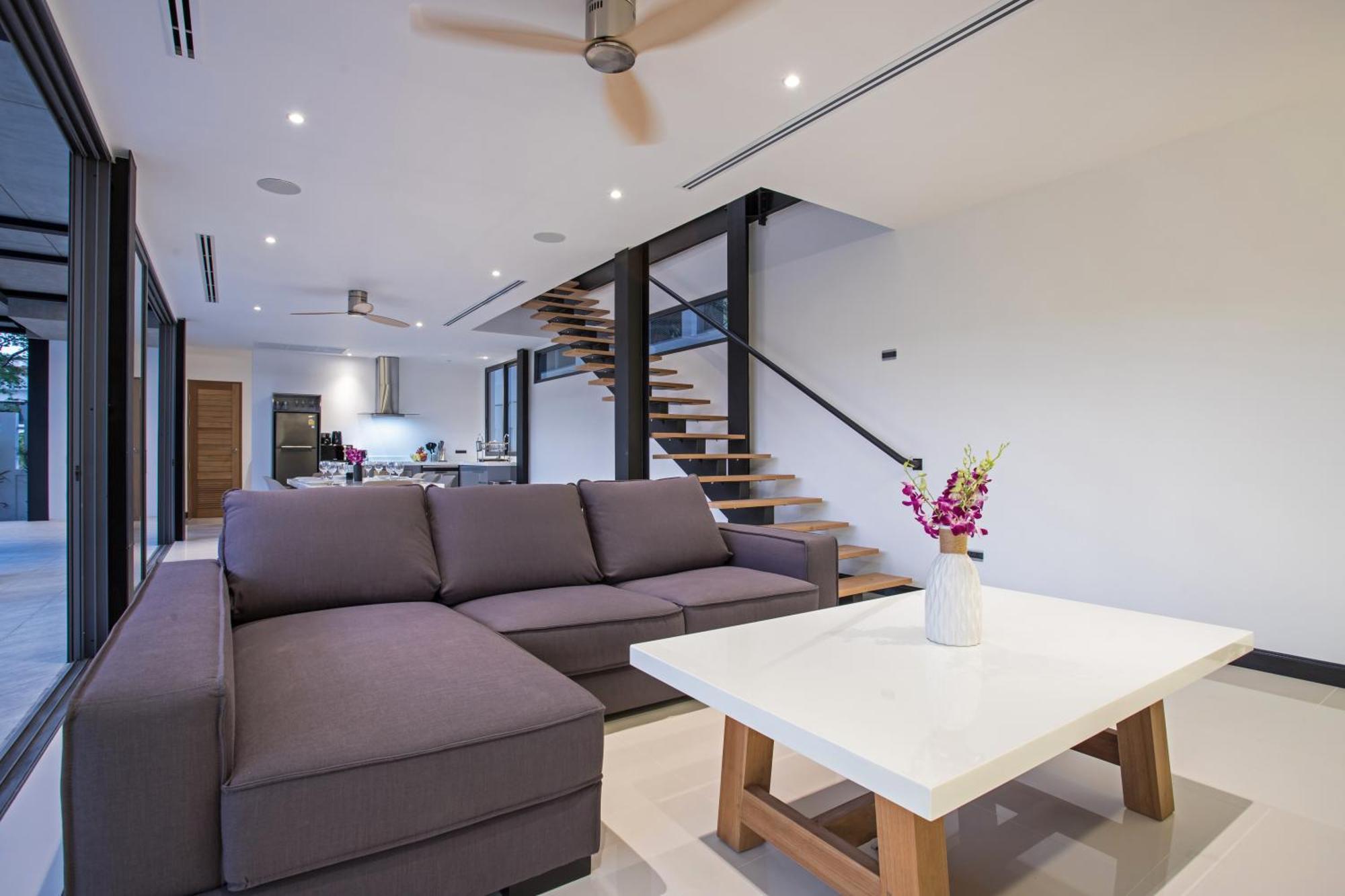 New & Modern, Loft Style 4br Sunset Garden 3, 12m Salt Pool, Just 10min Drive Naiharn Ban Saiyuan