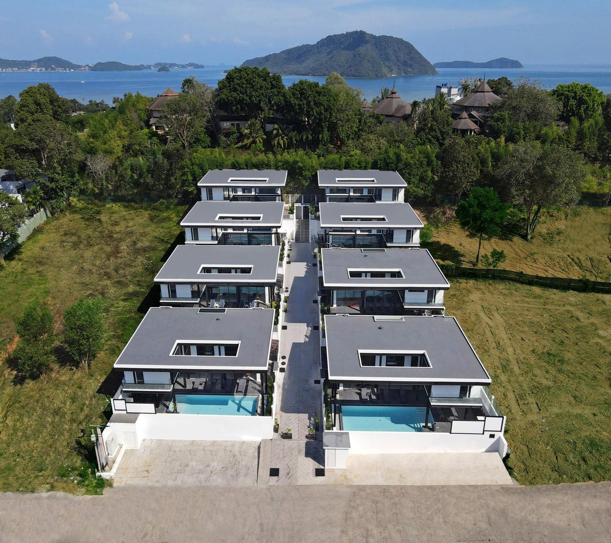 New & Modern, Loft Style 4br Sunset Garden 3, 12m Salt Pool, Just 10min Drive Naiharn * Ban Saiyuan