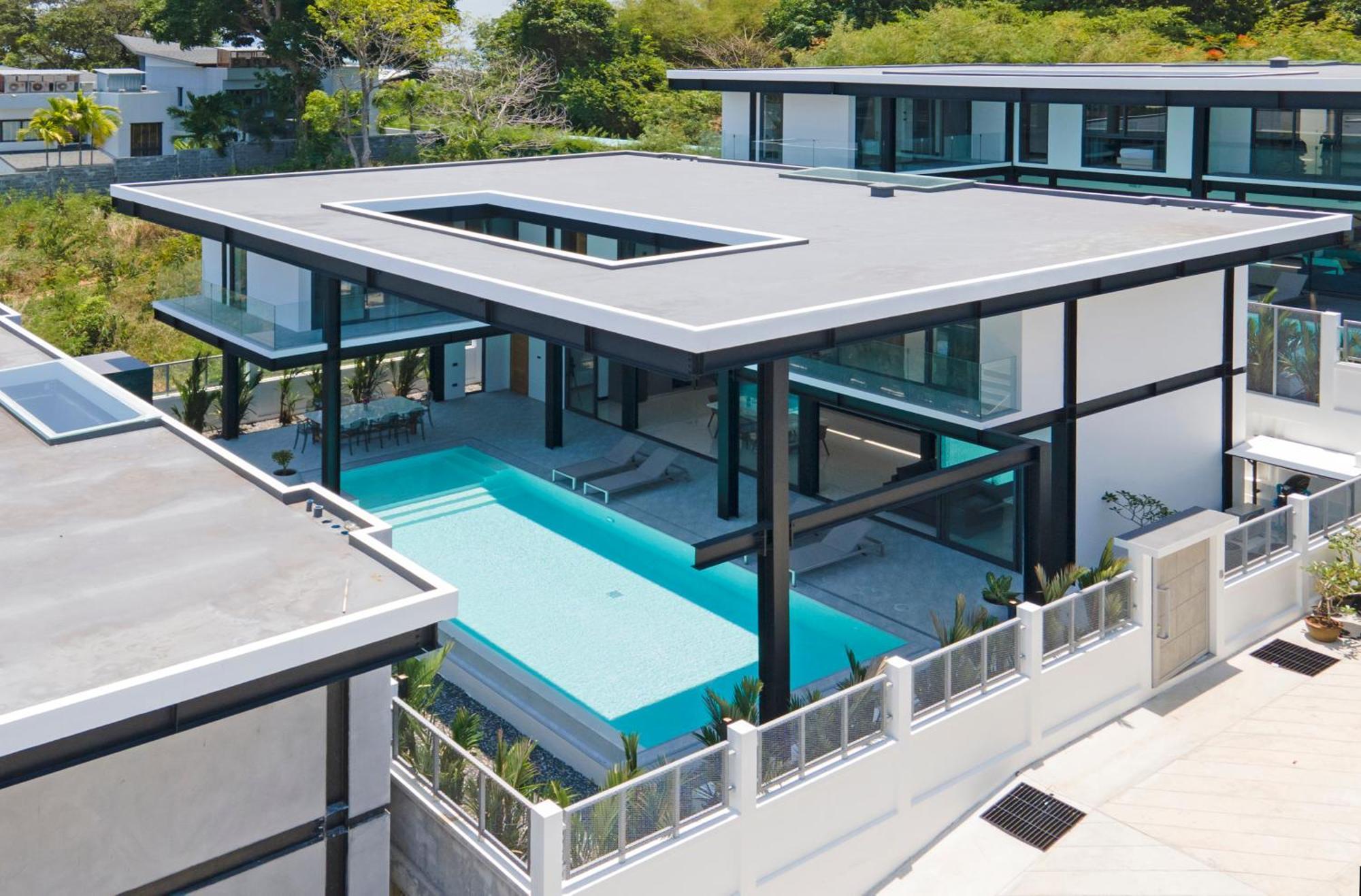 New & Modern, Loft Style 4br Sunset Garden 3, 12m Salt Pool, Just 10min Drive Naiharn * Ban Saiyuan