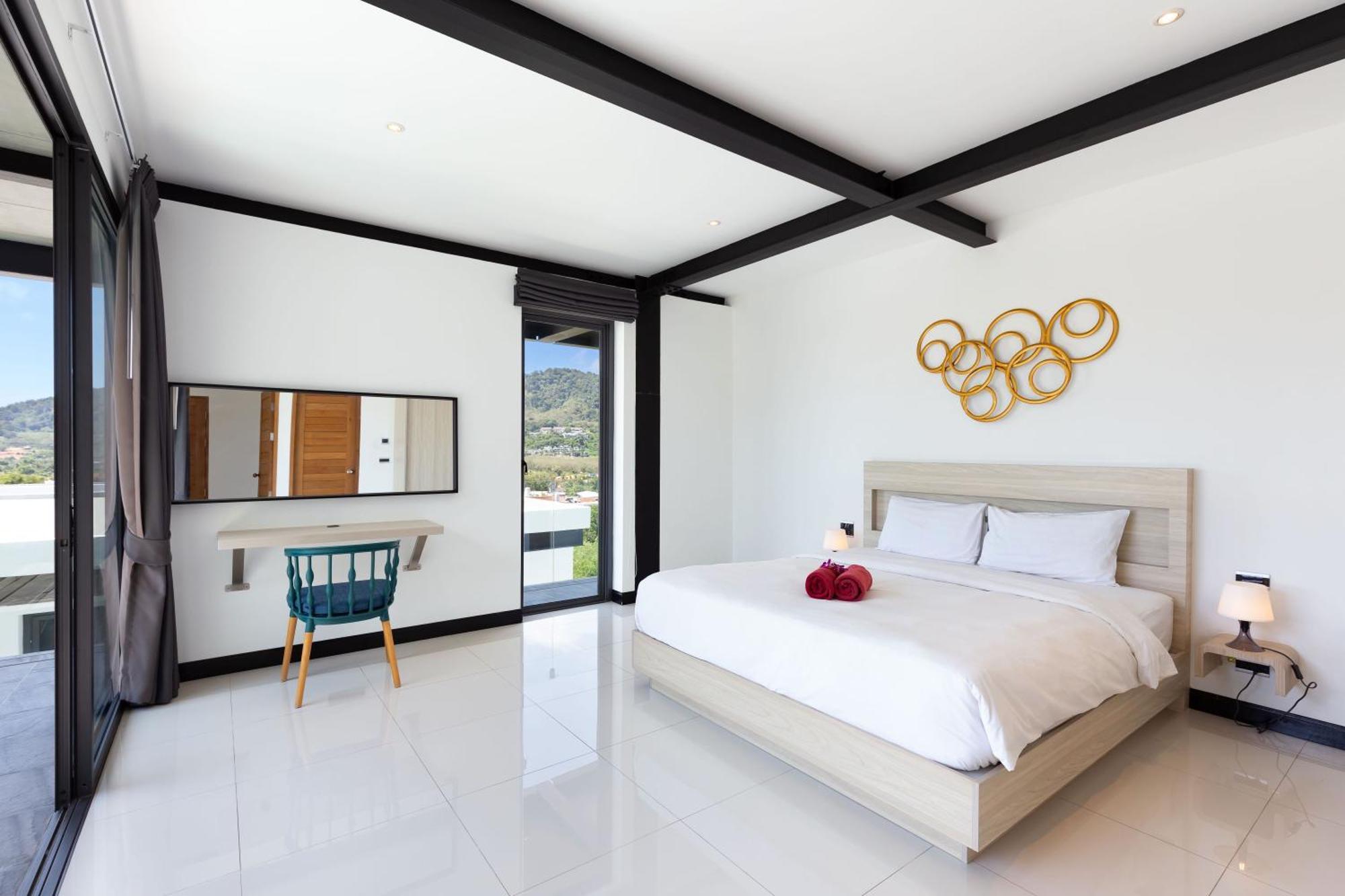 Loft Style 4br Sunset Garden 4 With 12m Salt Water Pool, Near Naiharn * Ban Saiyuan
