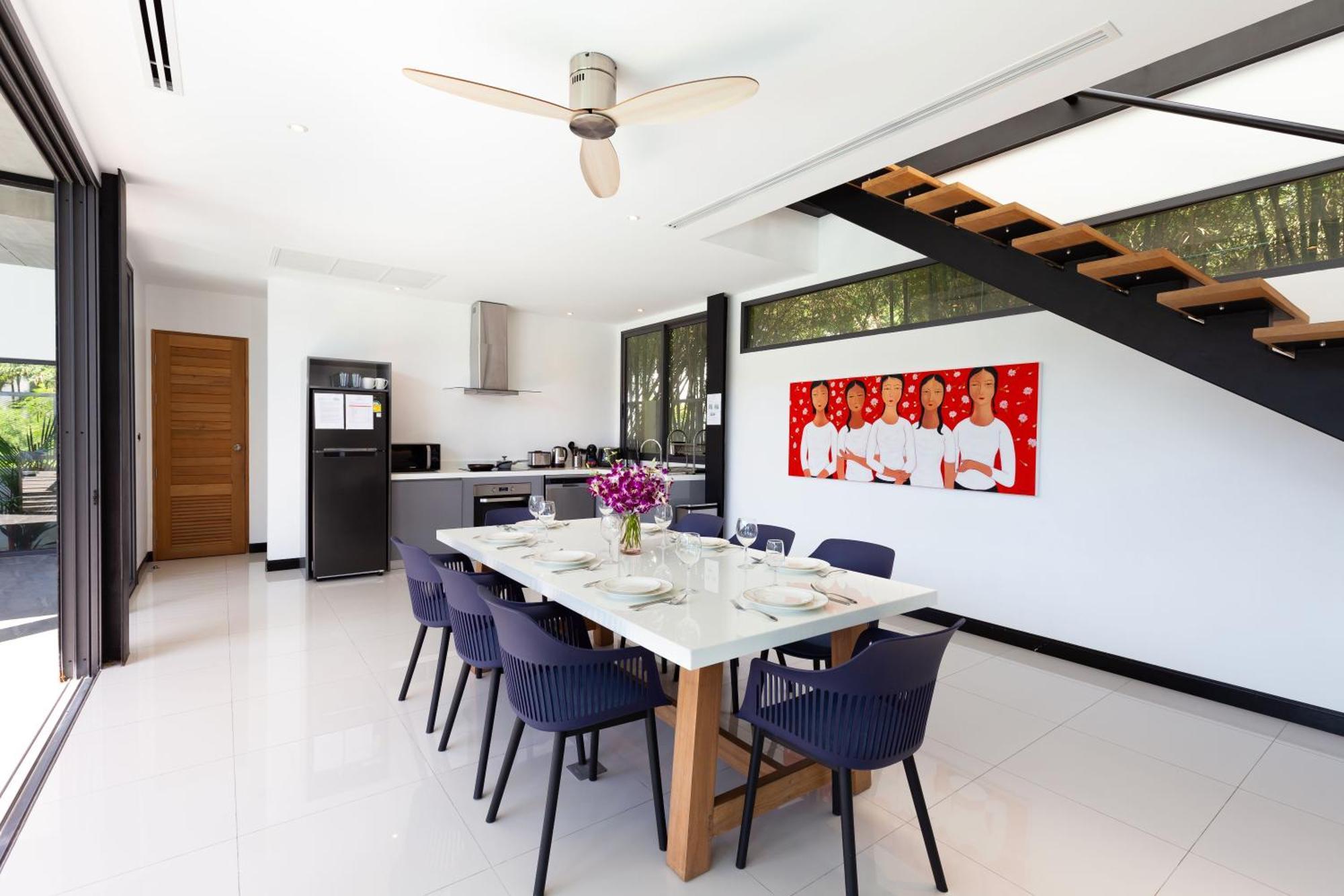 Loft Style 4br Sunset Garden 4 With 12m Salt Water Pool, Near Naiharn