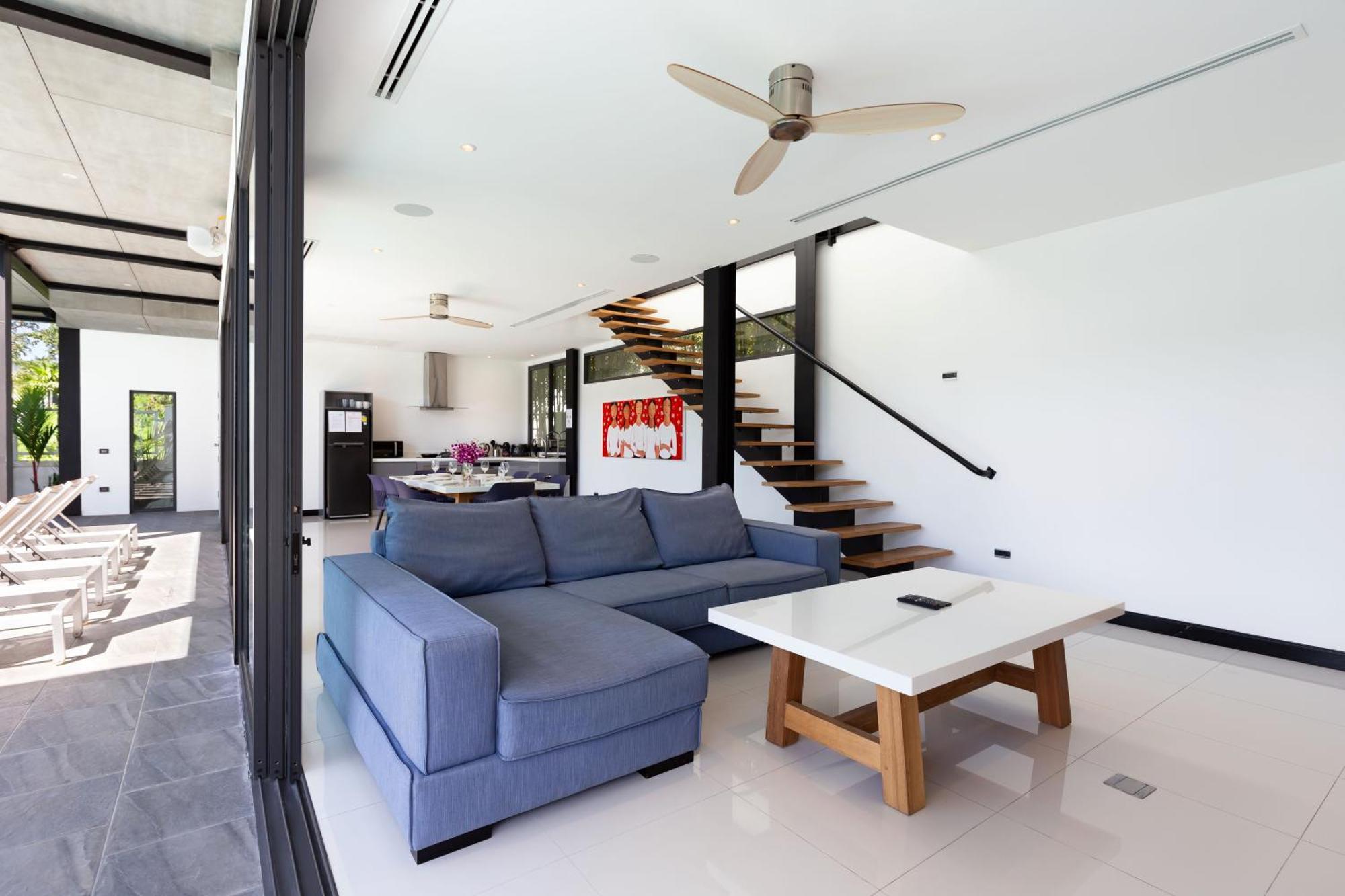 Loft Style 4br Sunset Garden 4 With 12m Salt Water Pool, Near Naiharn Villa