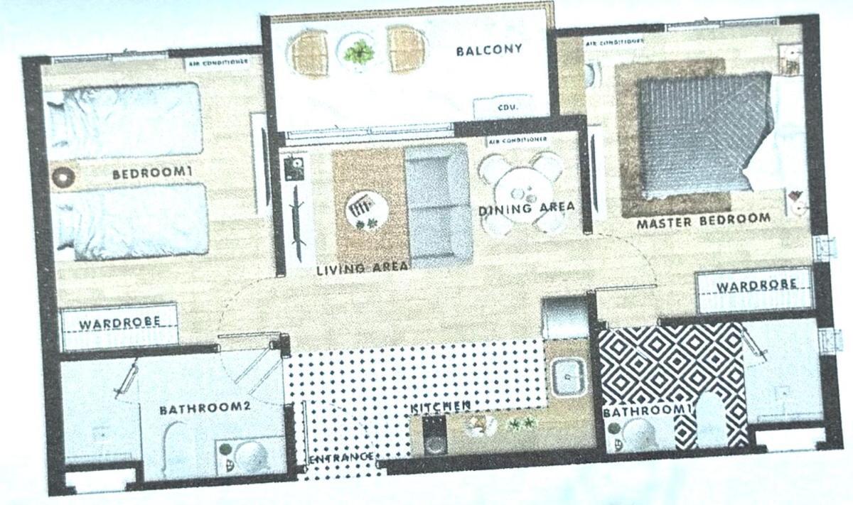 Apartment Title Halo, 2 Bedrooms Nai Yang
