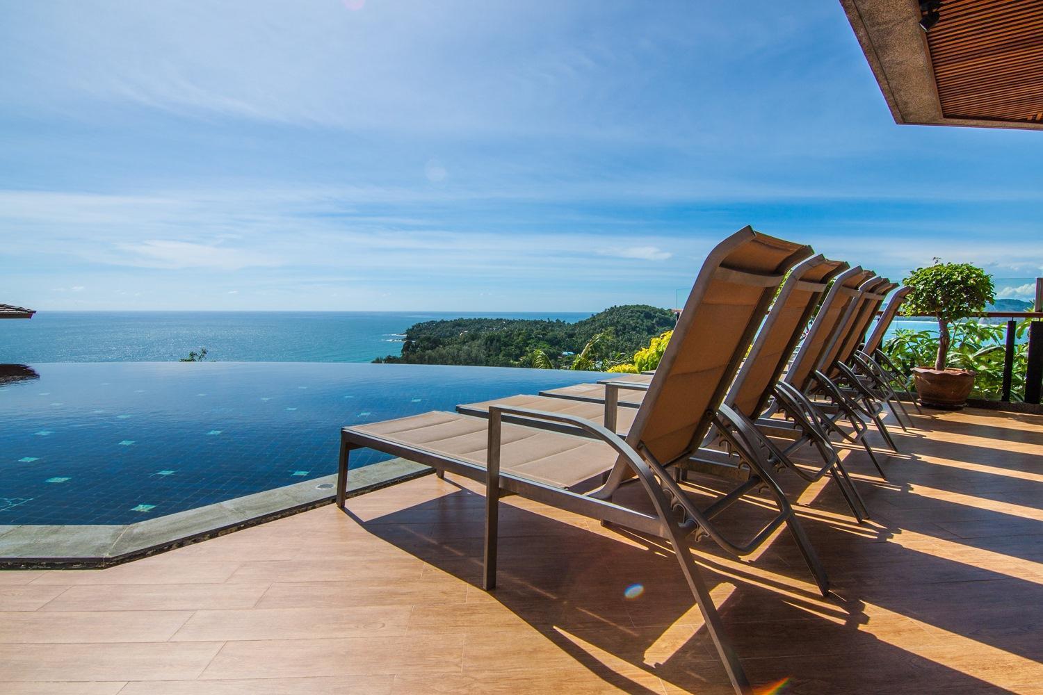 Luxury 4 Pool Seaview 6 Bedroom On Hill