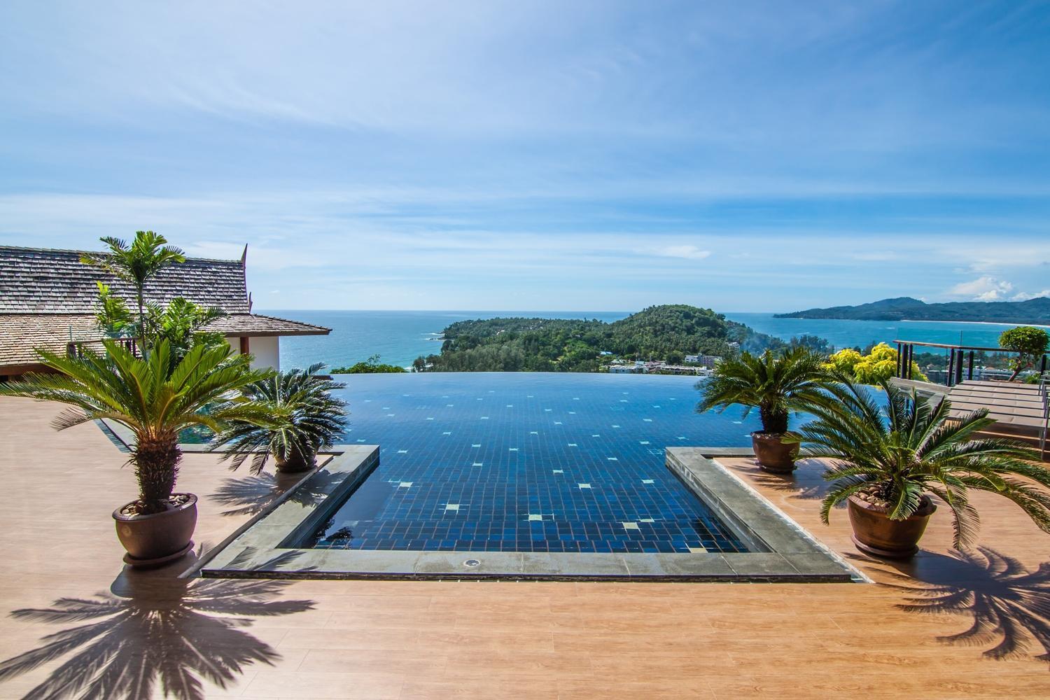 Villa Luxury 4 Pool Seaview 6 Bedroom On Hill *