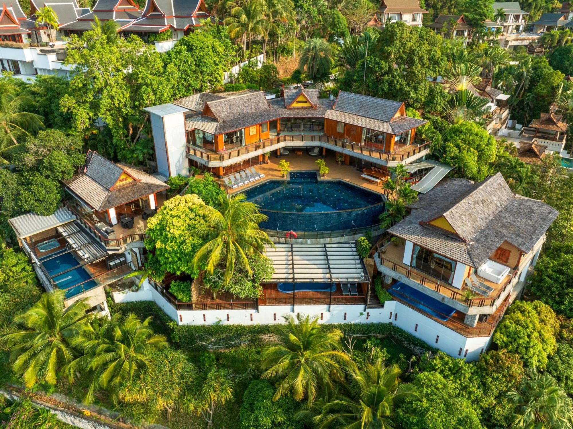 Luxury 4 Pool Seaview 6 Bedroom On Hill Villa