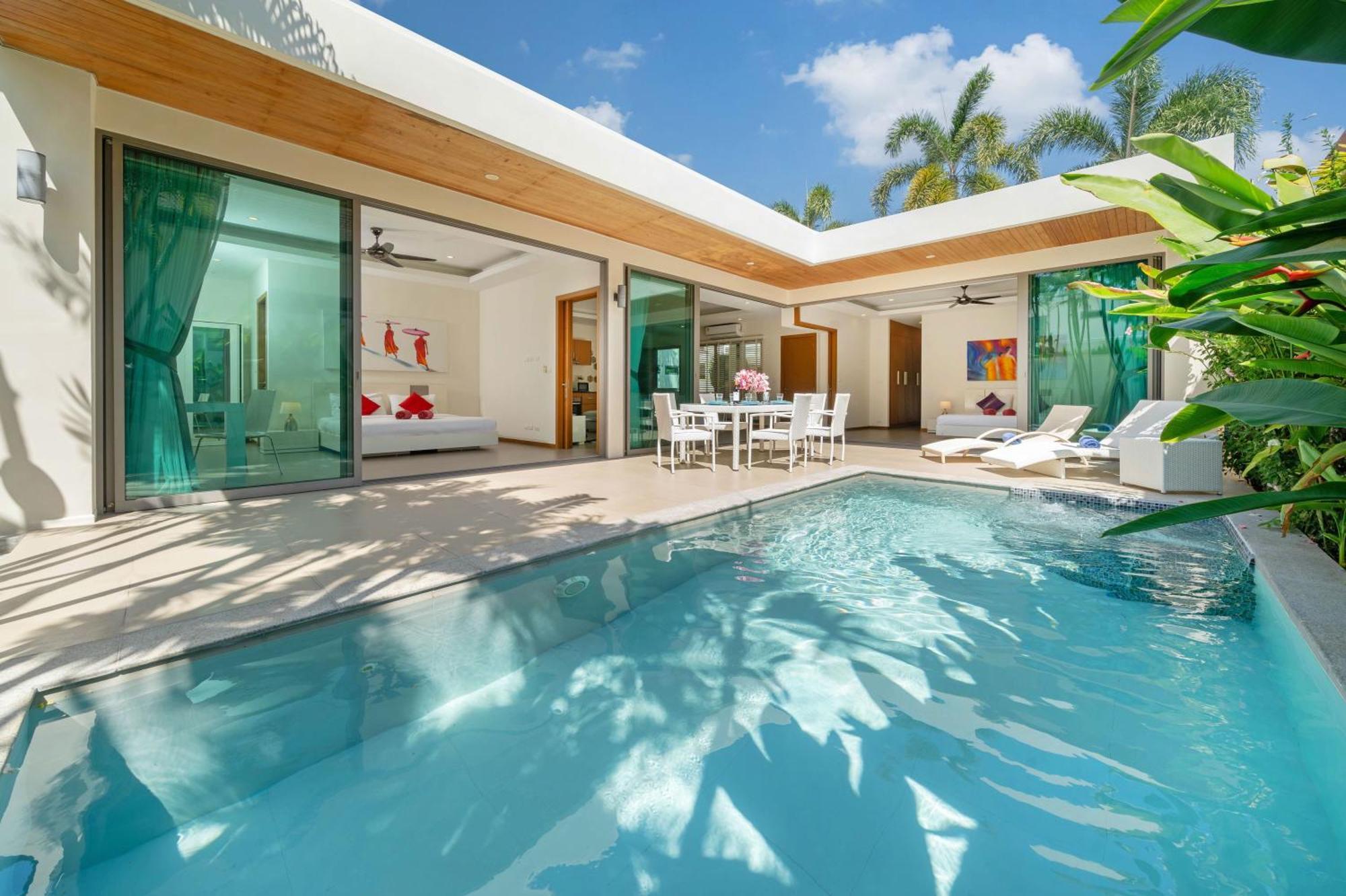Villa Tropical 2br Pool Kate, Gated Residence, Near And Naiharn Rawai