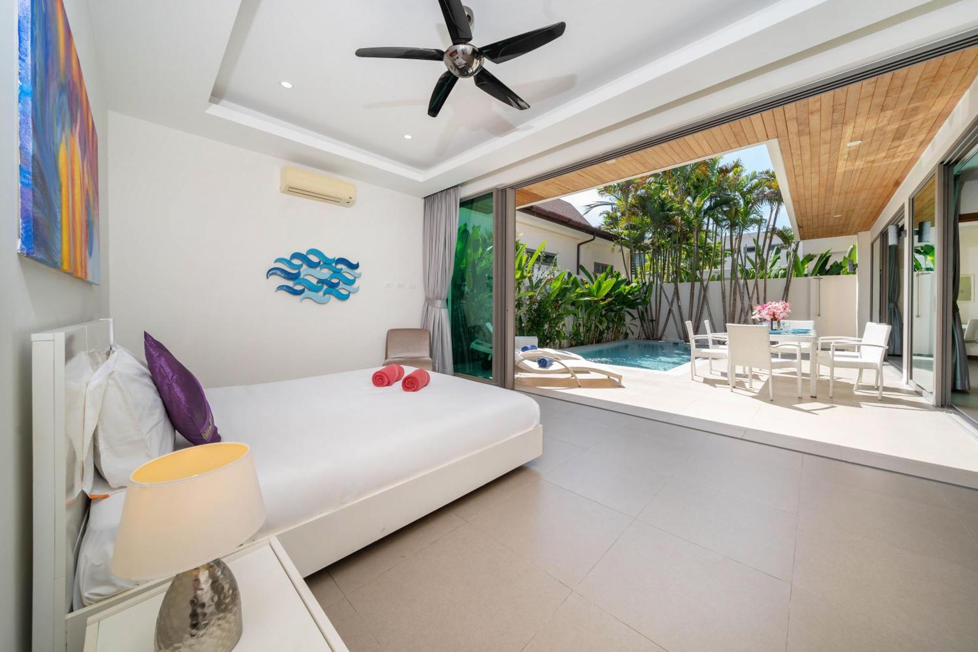Tropical 2br Pool Kate, Gated Residence, Near And Naiharn Rawai