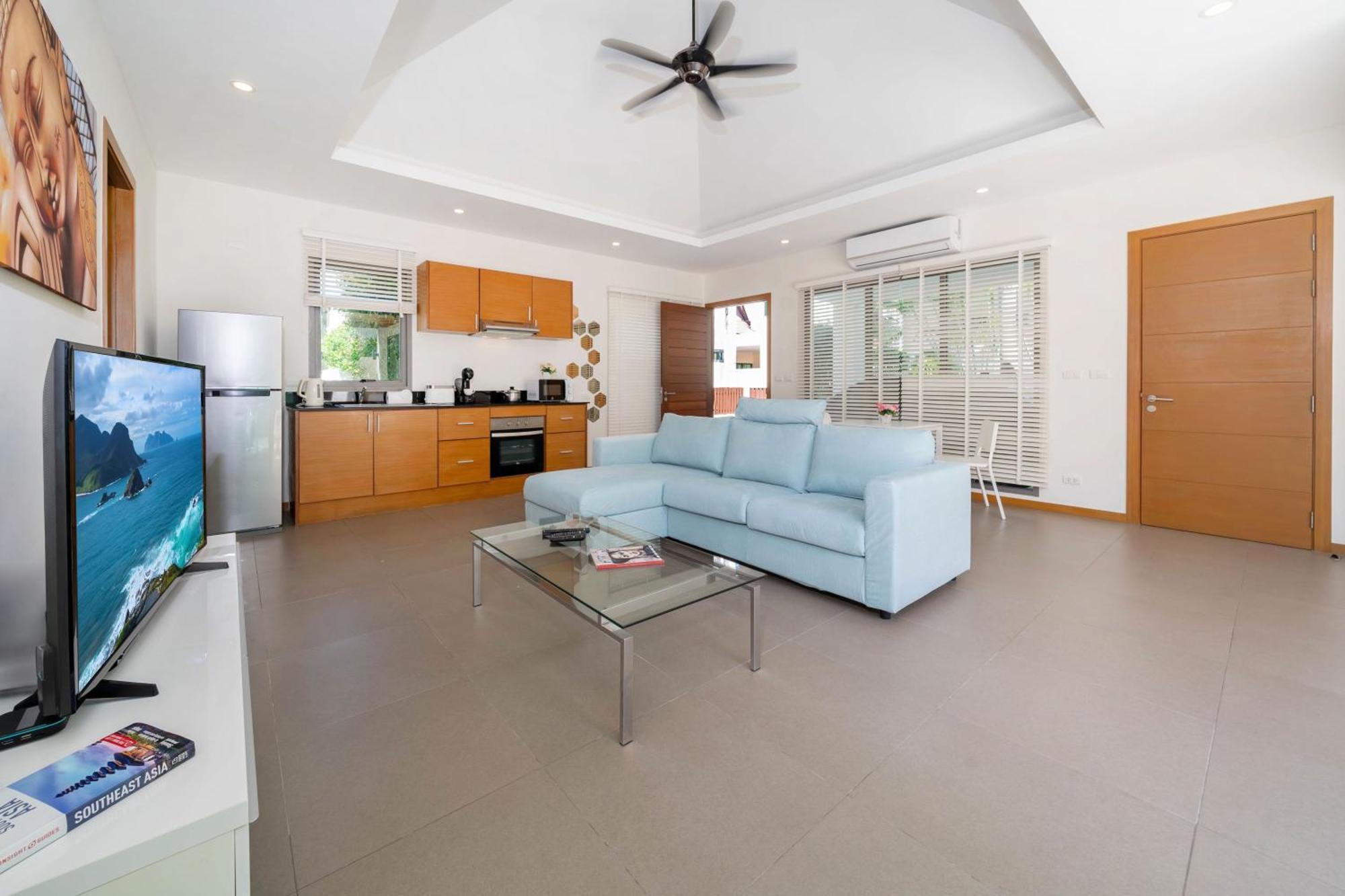 Tropical 2br Pool Kate, Gated Residence, Near And Naiharn Villa *