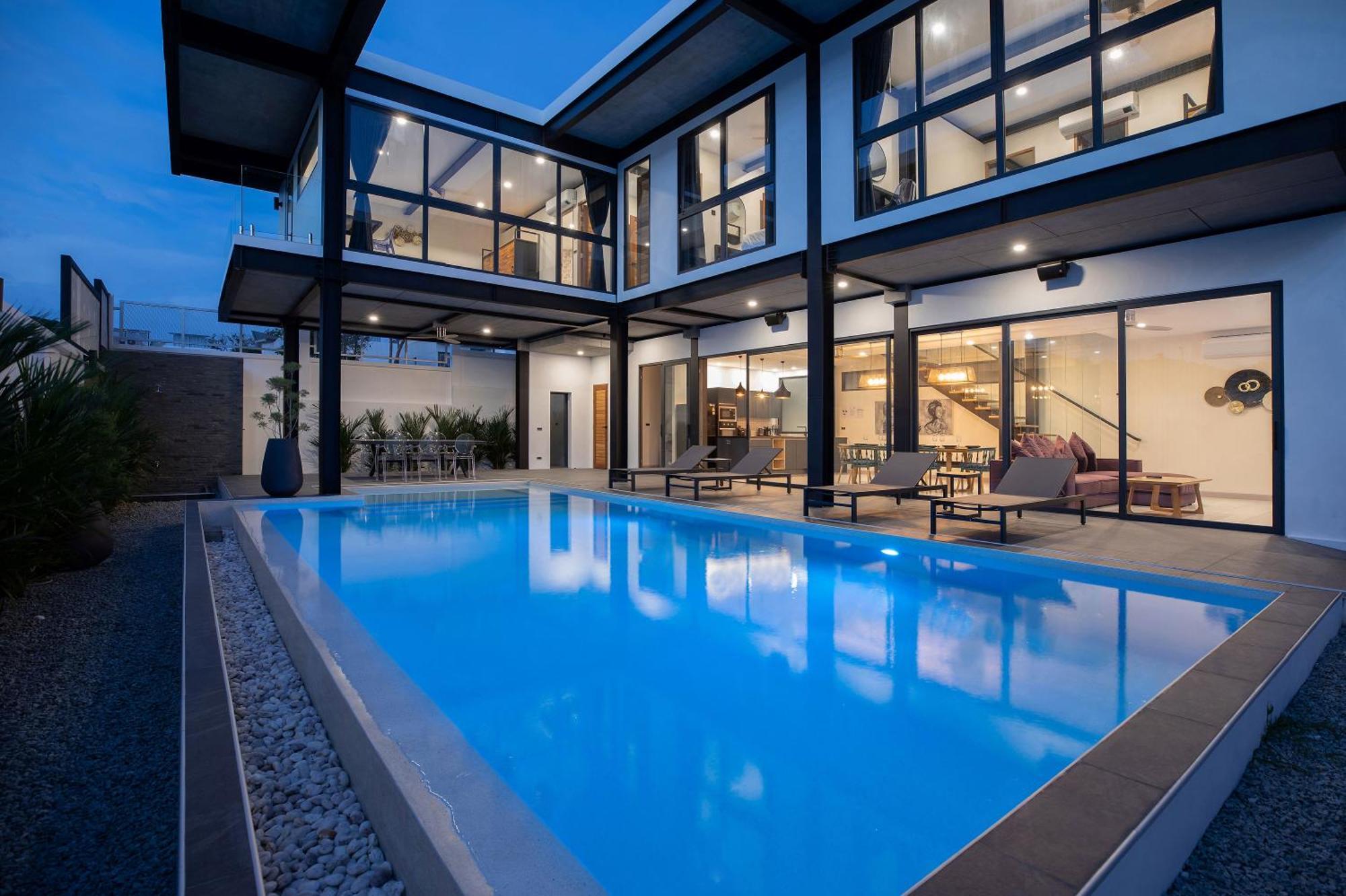 Innovative 4br Sunset Garden 1 With Oxygen Pool Villa Ban Saiyuan