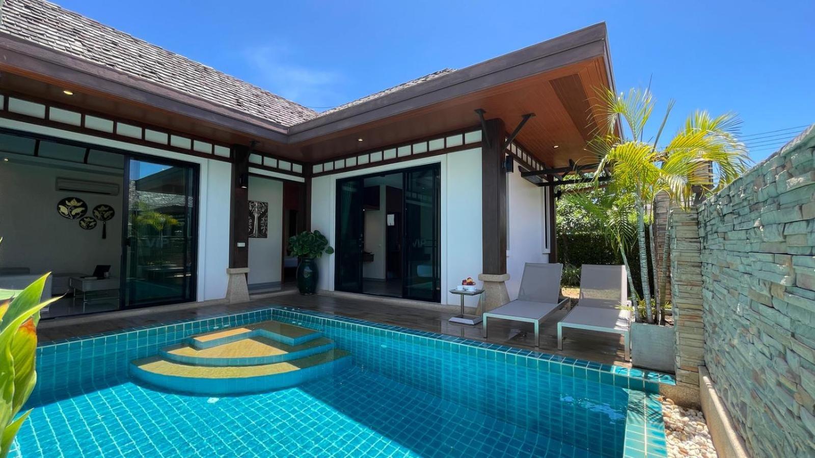Tropical 2br Pool 3d12 In Gated Vip Villa Rawai