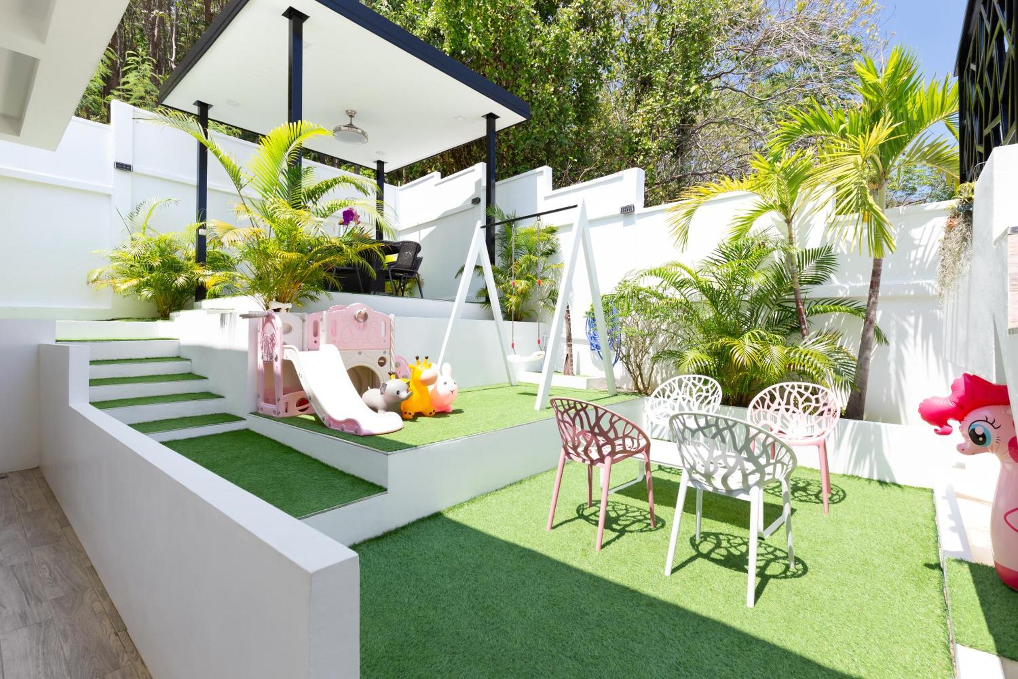 2ms Zen Luxury For Family & Friends, 4 Bdr, Private Pool, Rooftop, Kids' Playground *