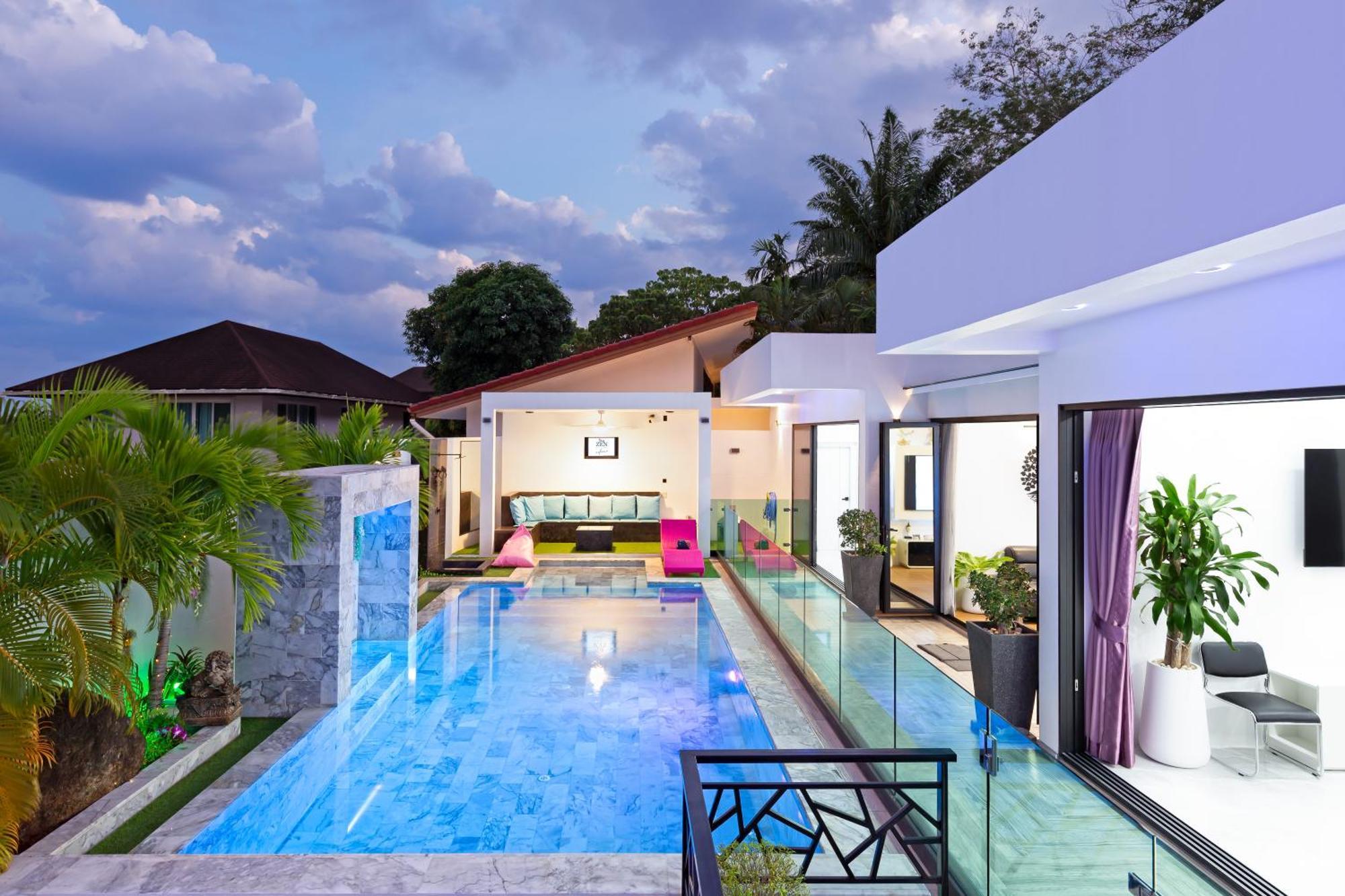 2ms Zen Luxury For Family & Friends, 4 Bdr, Private Pool, Rooftop, Kids' Playground Villa
