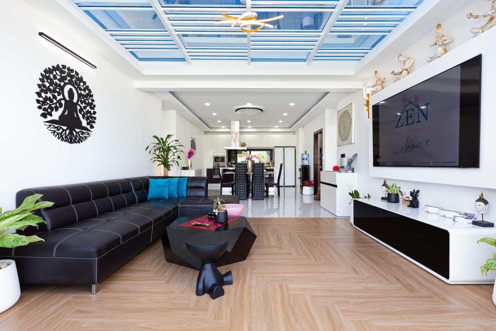 2ms Zen Luxury For Family & Friends, 4 Bdr, Private Pool, Rooftop, Kids' Playground Villa Rawai