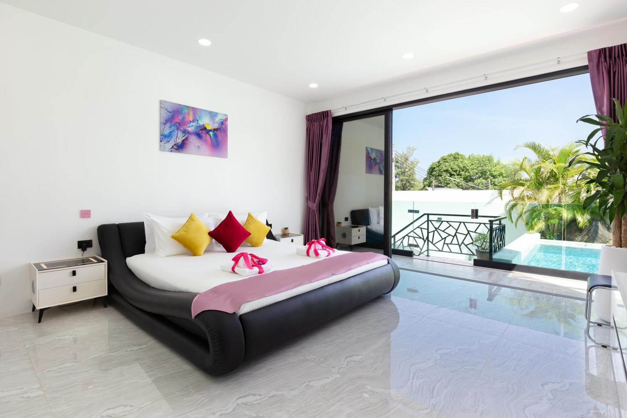 2ms Zen Luxury For Family & Friends, 4 Bdr, Private Pool, Rooftop, Kids' Playground Rawai