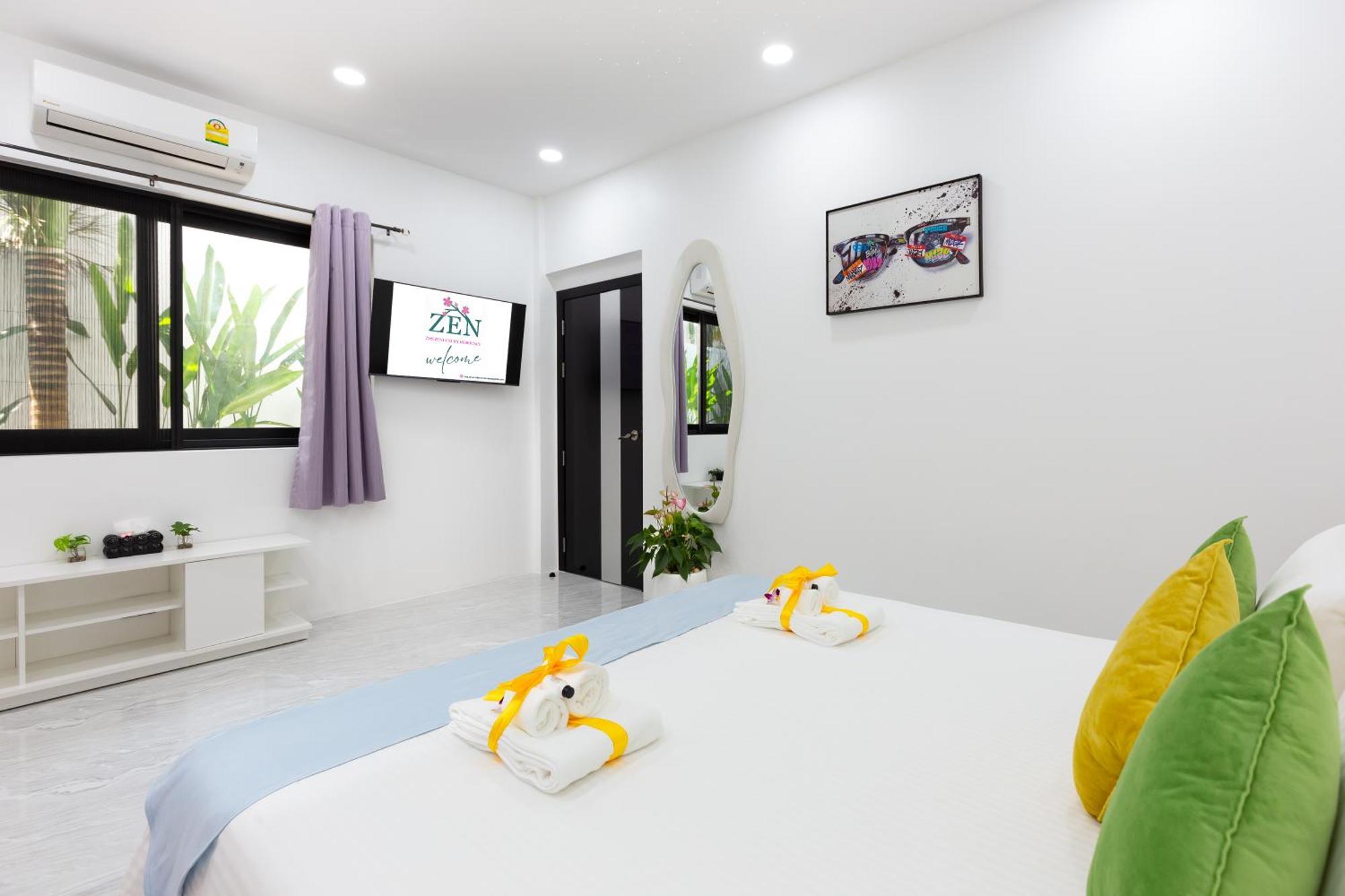 Villa 2ms Zen Luxury For Family & Friends, 4 Bdr, Private Pool, Rooftop, Kids' Playground Rawai