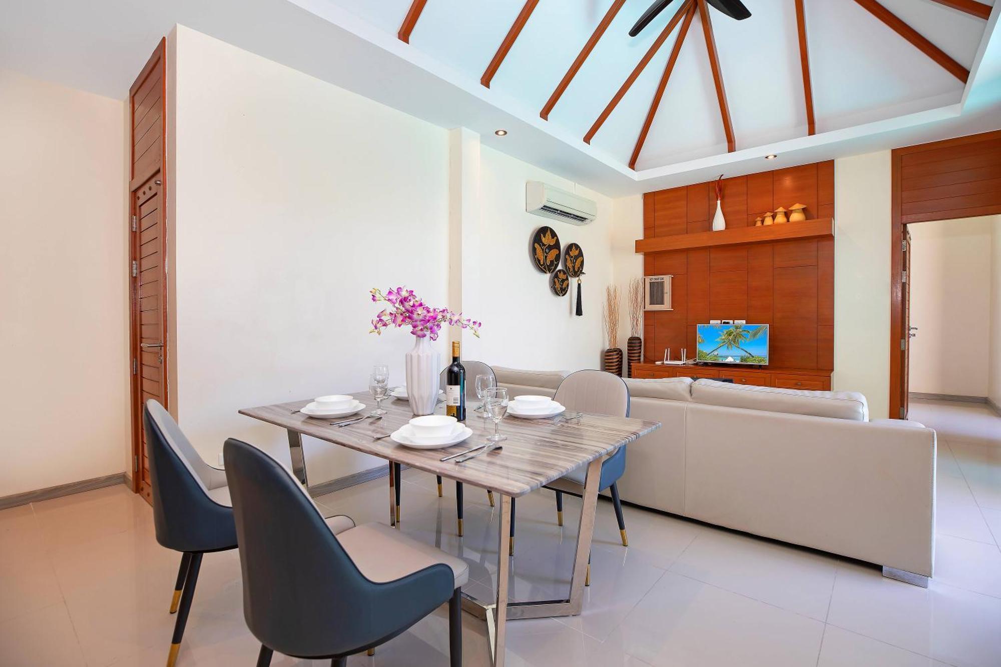 Tropical 2br Pool 3d12 In Gated Vip Villa Rawai