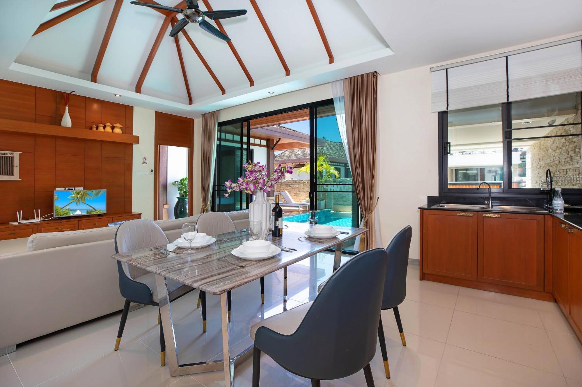 Tropical 2br Pool 3d12 In Gated Vip Villa Rawai