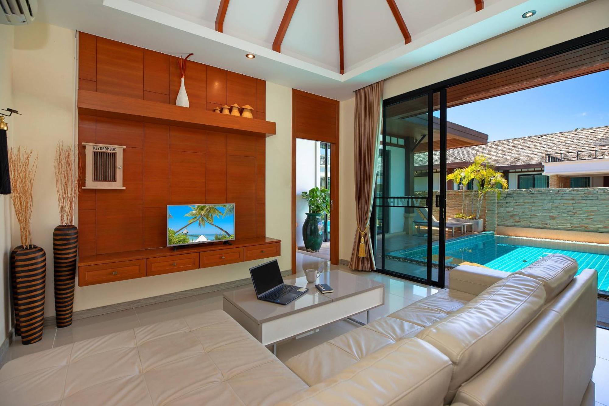 Villa Tropical 2br Pool 3d12 In Gated Vip Rawai