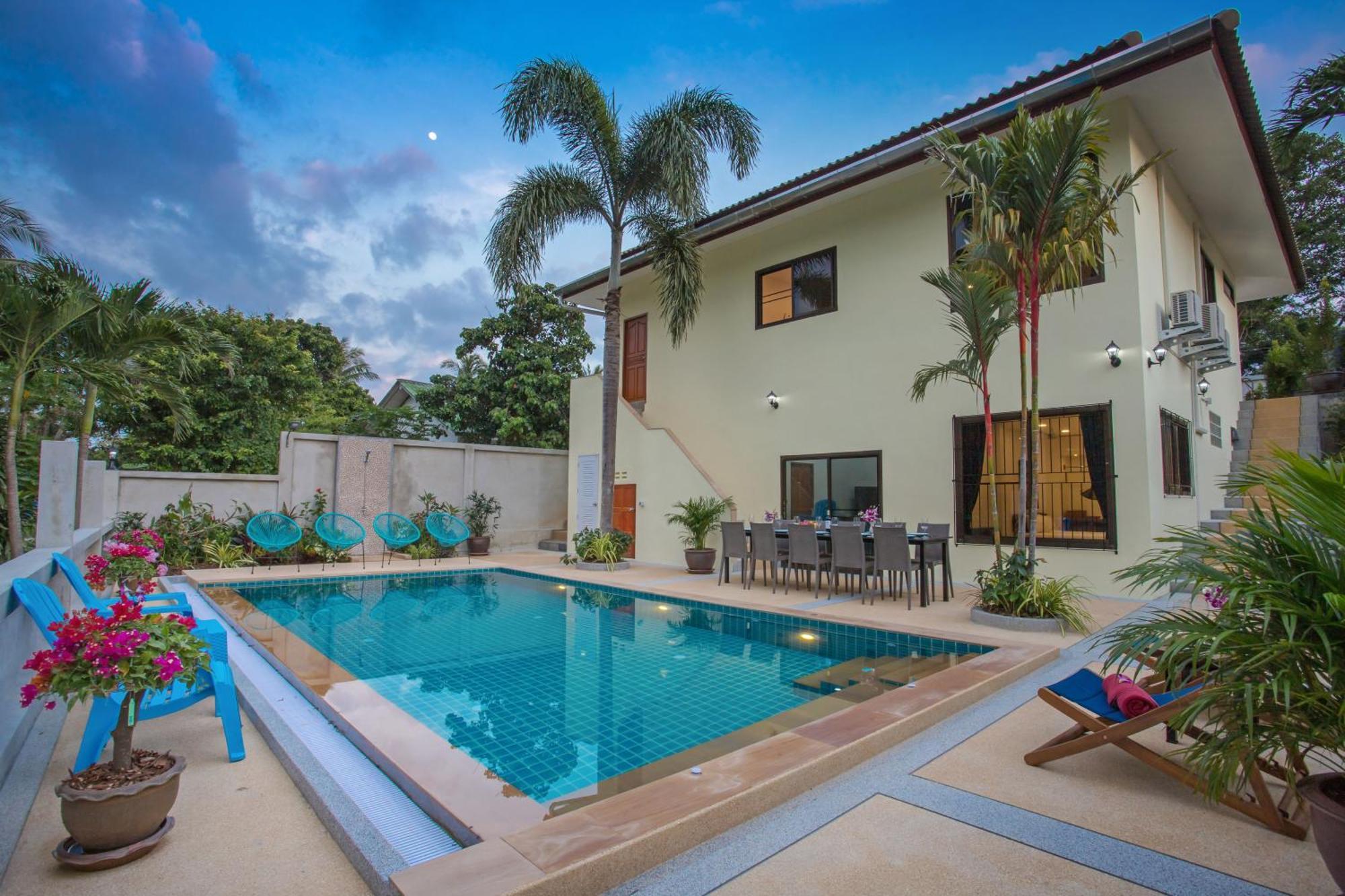 Spacious Family 5br Nikkie 3, Big Garden & Pool * Nai Harn