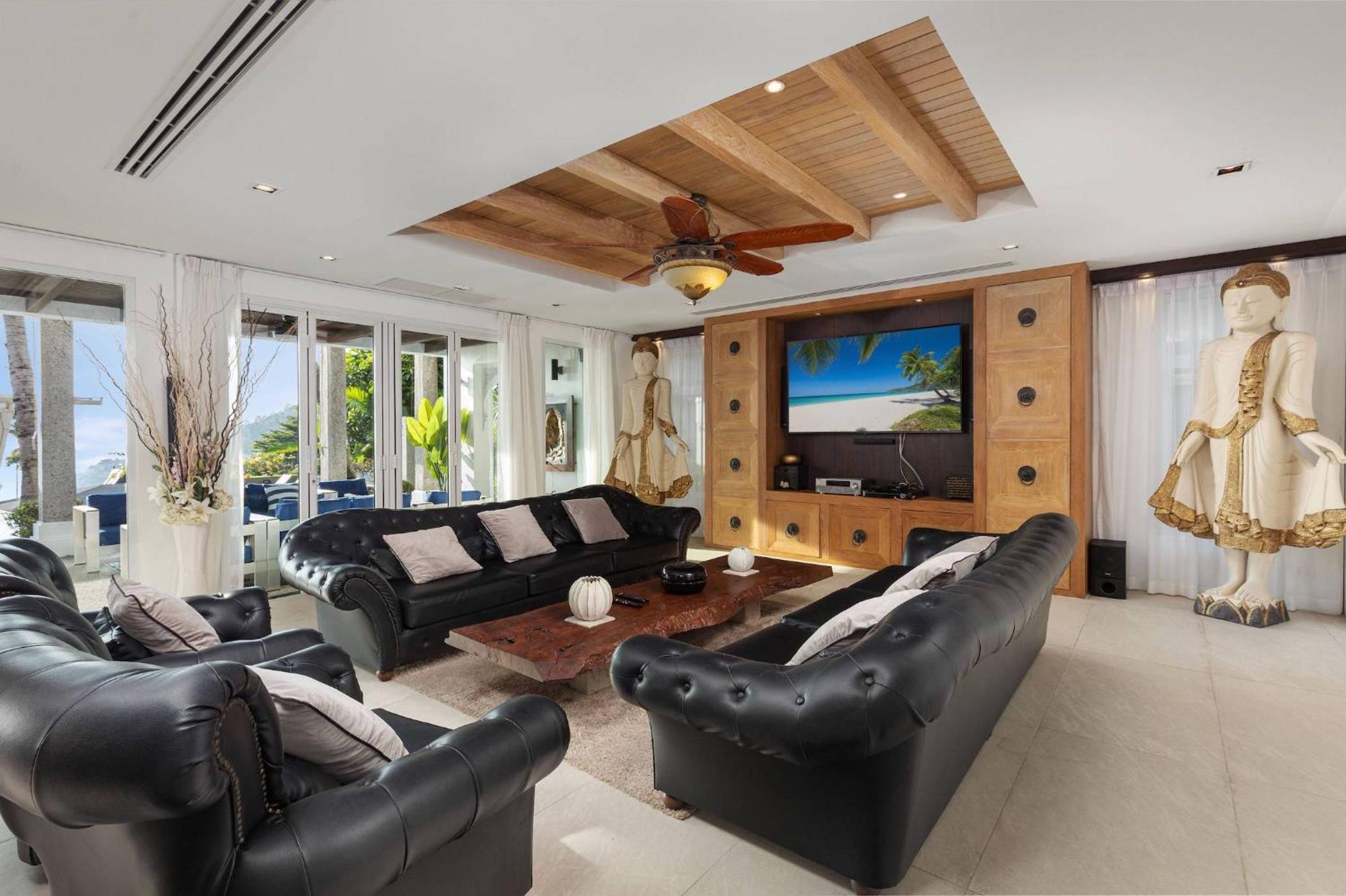 Villa Spectacular Ocean Views 8br Pool Sawan In Patong! Relax & Play - Billiard, Table Football, Gym & Sauna! *
