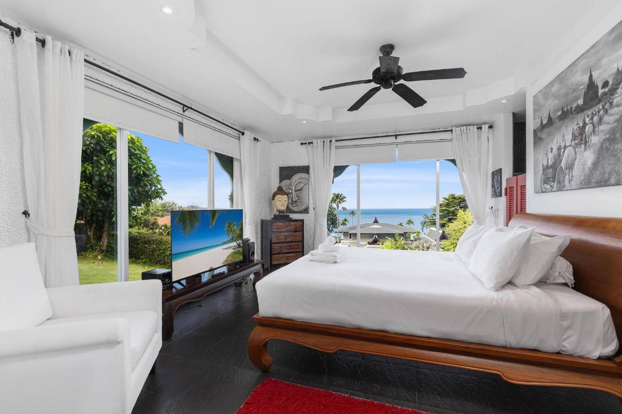 Villa Spectacular Ocean Views 8br Pool Sawan In Patong! Relax & Play - Billiard, Table Football, Gym & Sauna! Patong