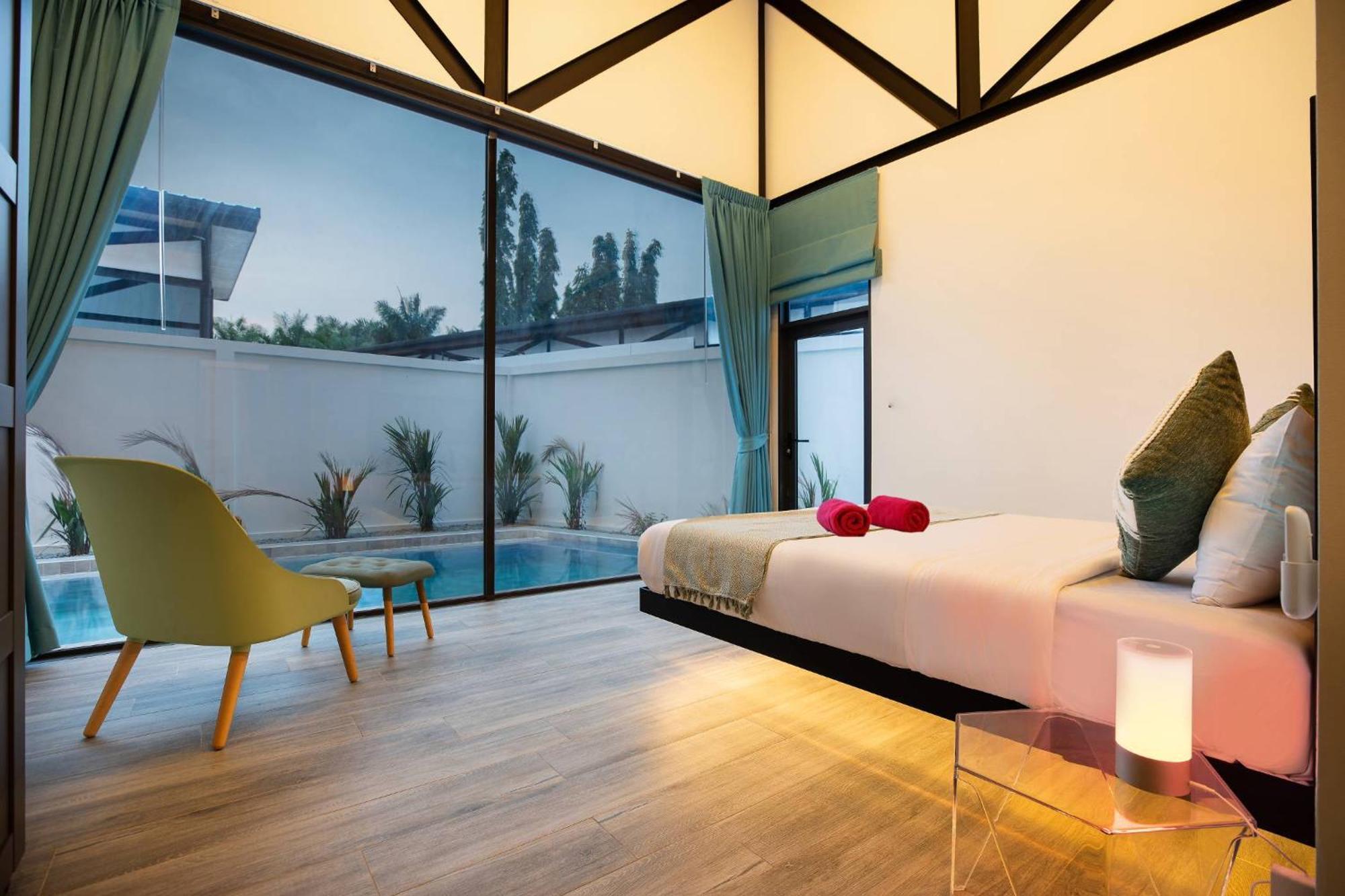 New, Modern & Stylish 17m Eco Pool Sunset Garden 11 In Rawai Villa Ban Saiyuan