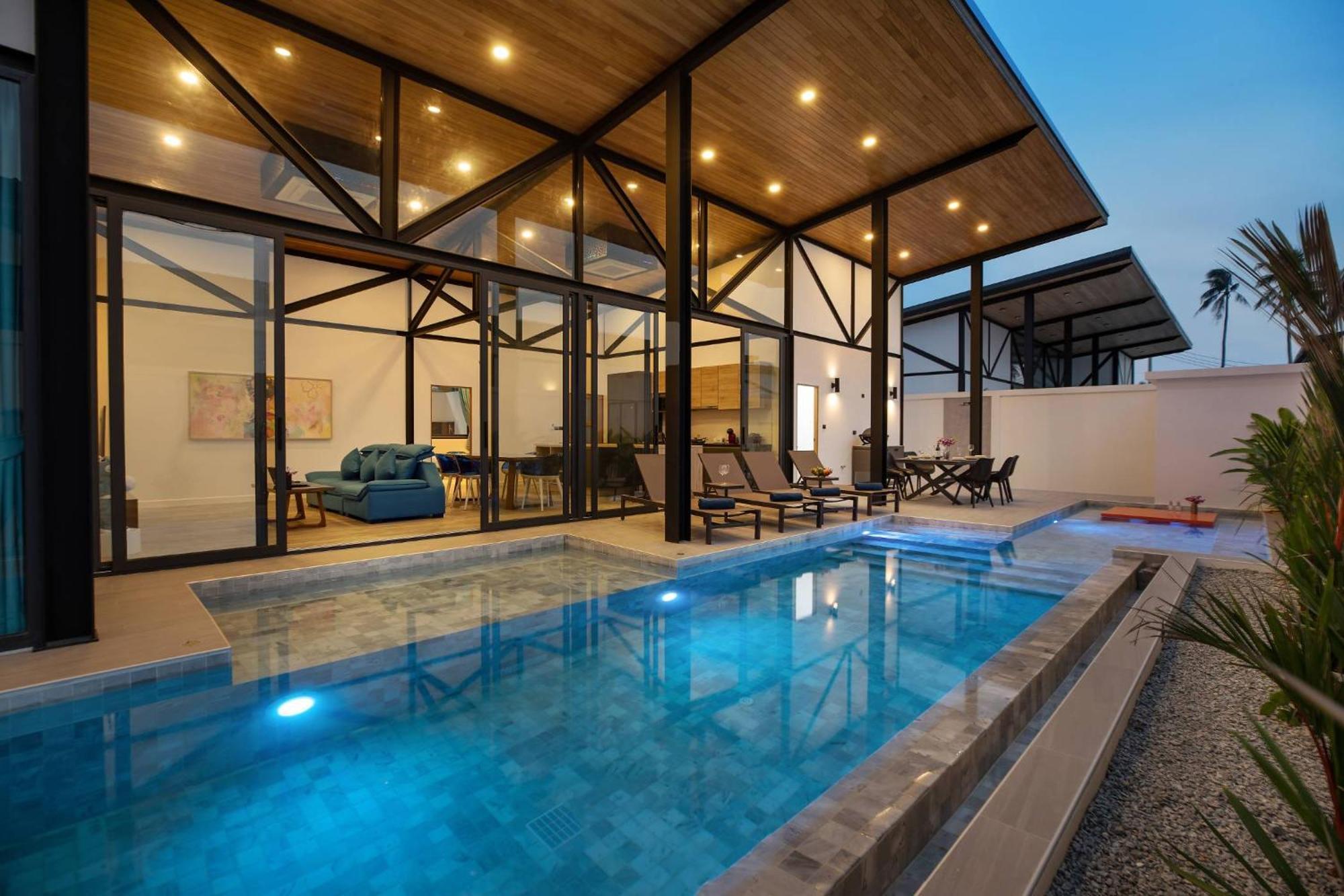 Villa New, Modern & Stylish 17m Eco Pool Sunset Garden 11 In Rawai