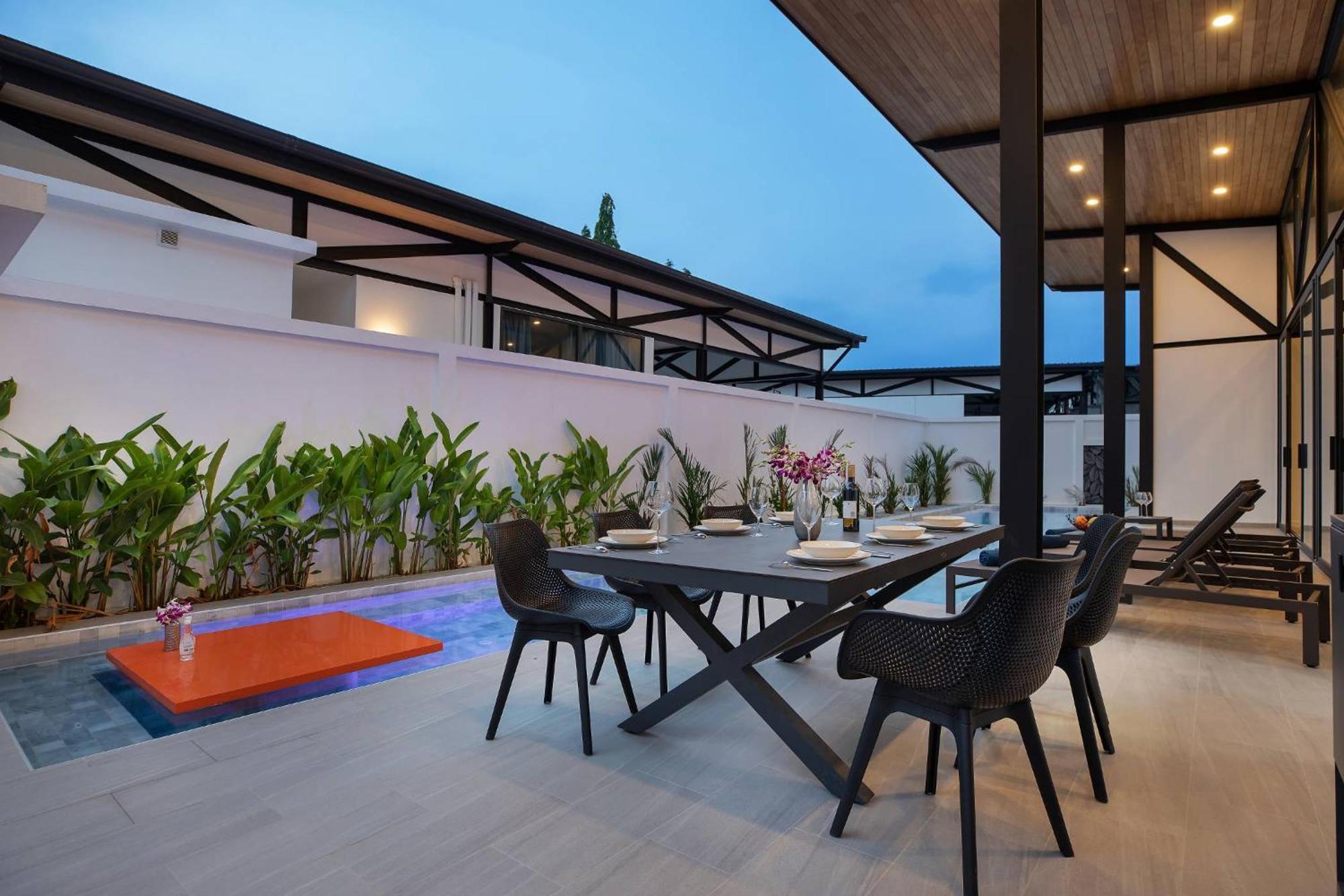 Villa New, Modern & Stylish 17m Eco Pool Sunset Garden 11 In Rawai Ban Saiyuan