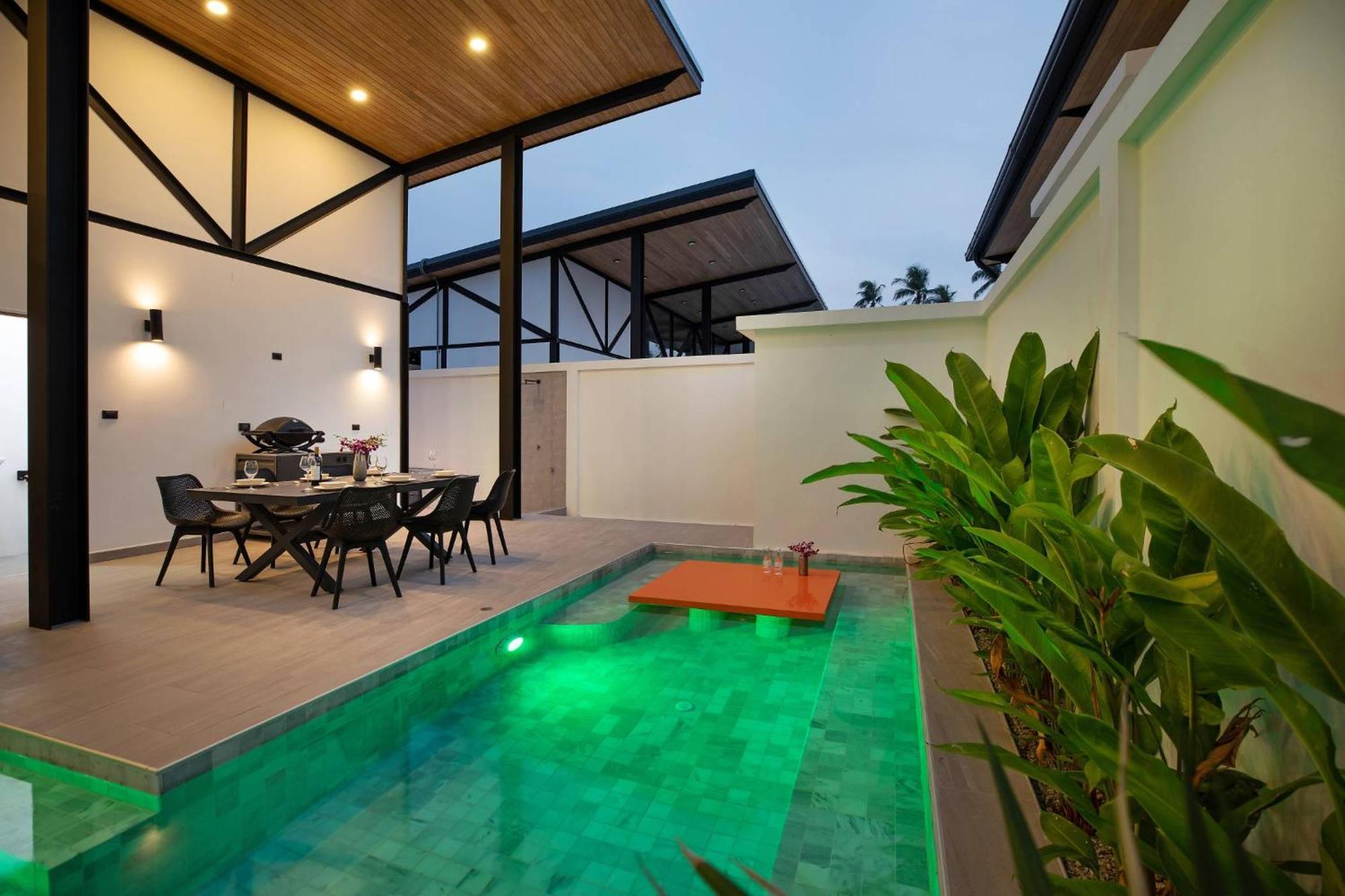 New, Modern & Stylish 17m Eco Pool Sunset Garden 11 In Rawai Ban Saiyuan