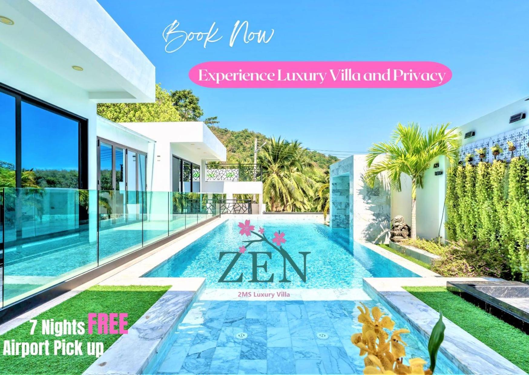 2ms Zen Luxury For Family & Friends, 4 Bdr, Private Pool, Rooftop, Kids' Playground Villa
