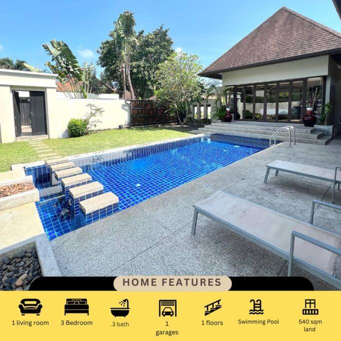 Villa Mandaya - Calm 3 Bedrooms With Pool Rawai