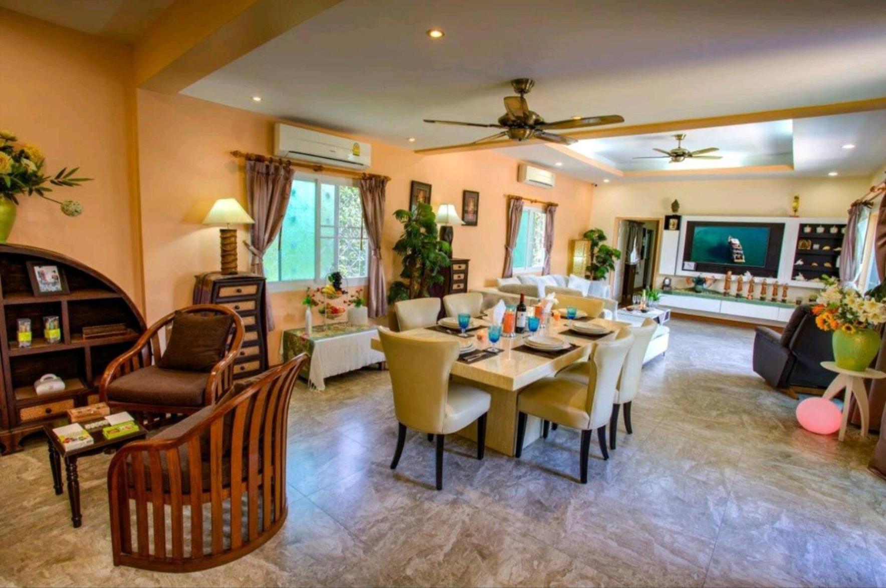 Luxueuse 320m2 Grande Piscine Privee 4 * Kamala Beach