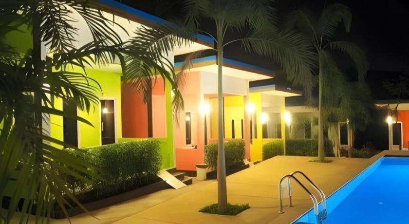 Resort At Night Airport