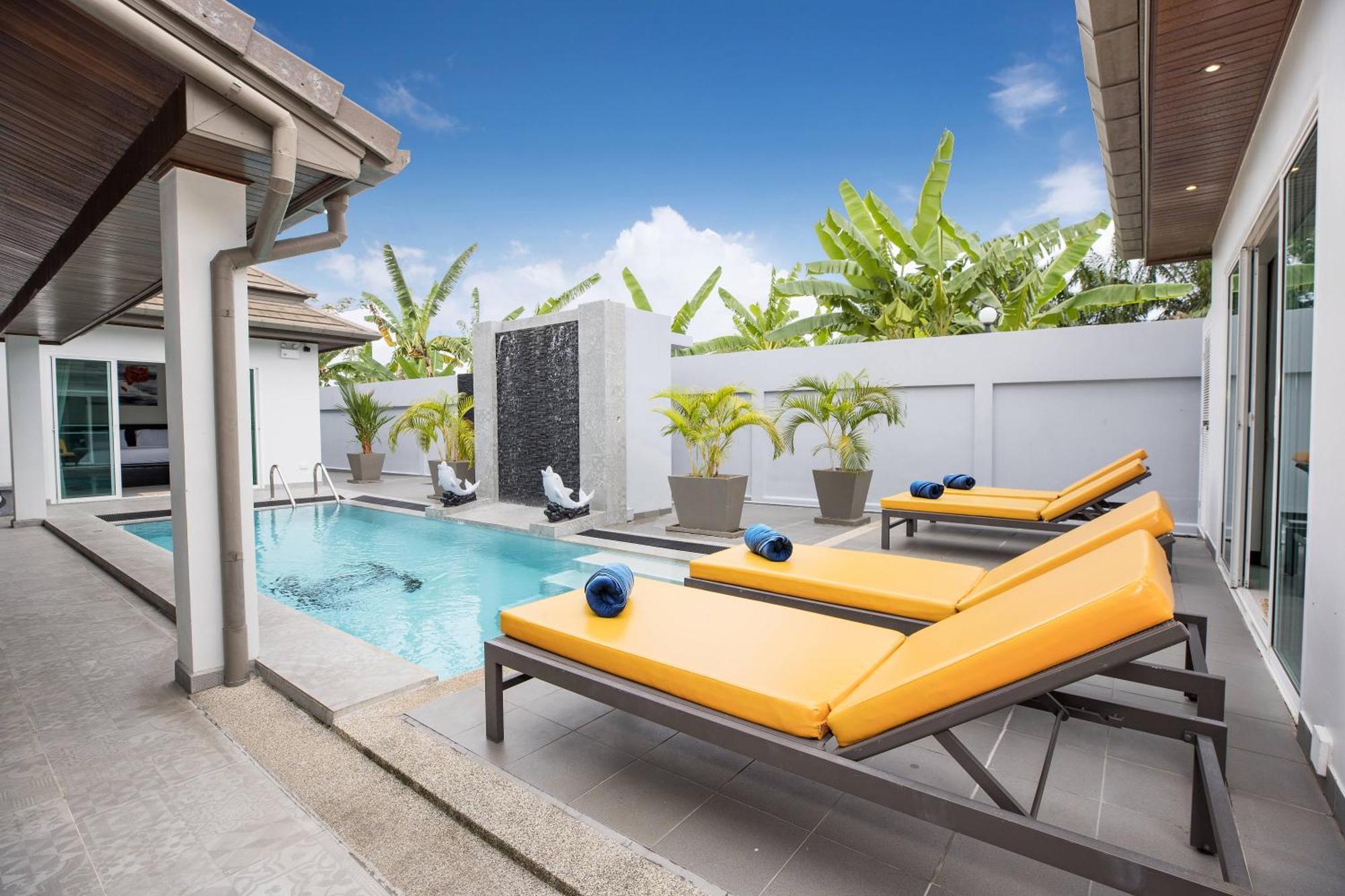 Villa 3br Marine With Private Pool, Waterfalls In Naiharn *