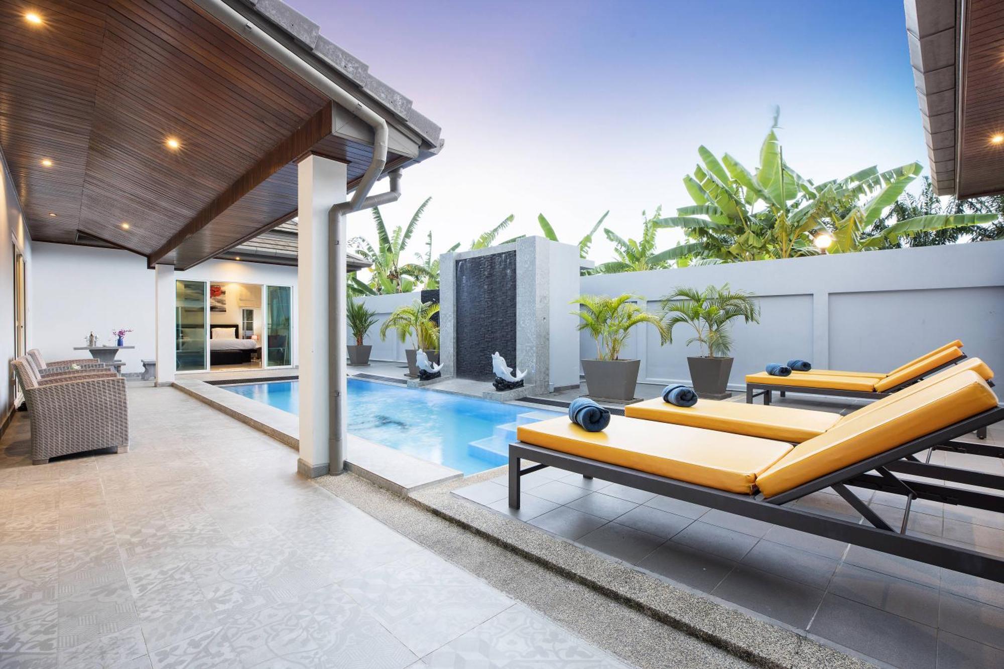 Villa 3br Marine With Private Pool, Waterfalls In Naiharn *