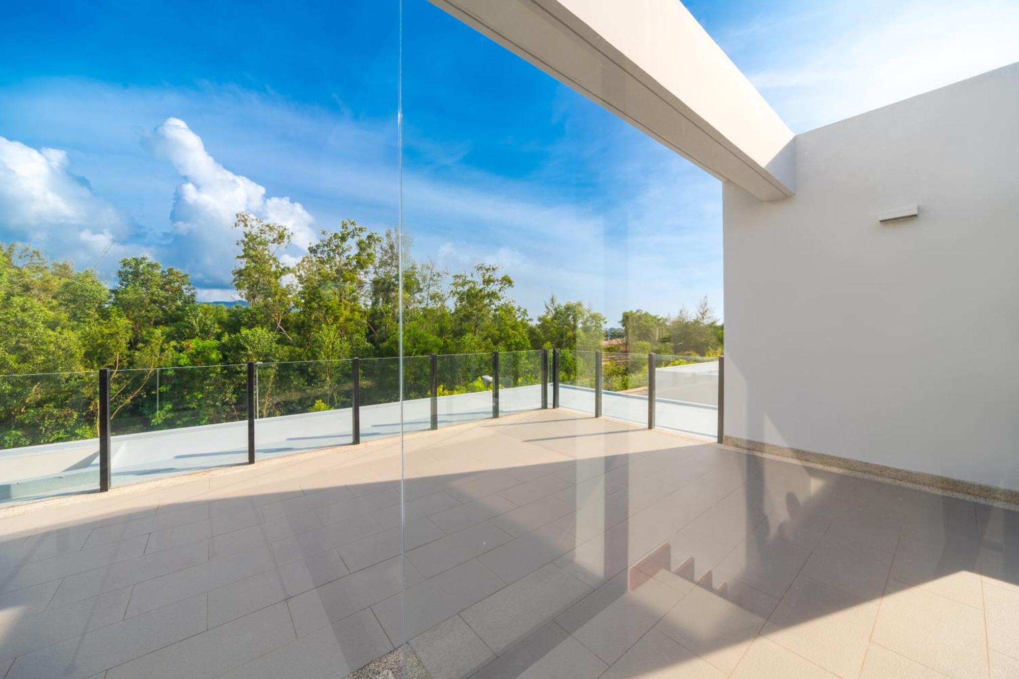 Modern Minimalist 6 Bedroom Light Luxury Private Pool Golf Course Laguna Park * Ban Phru Chan