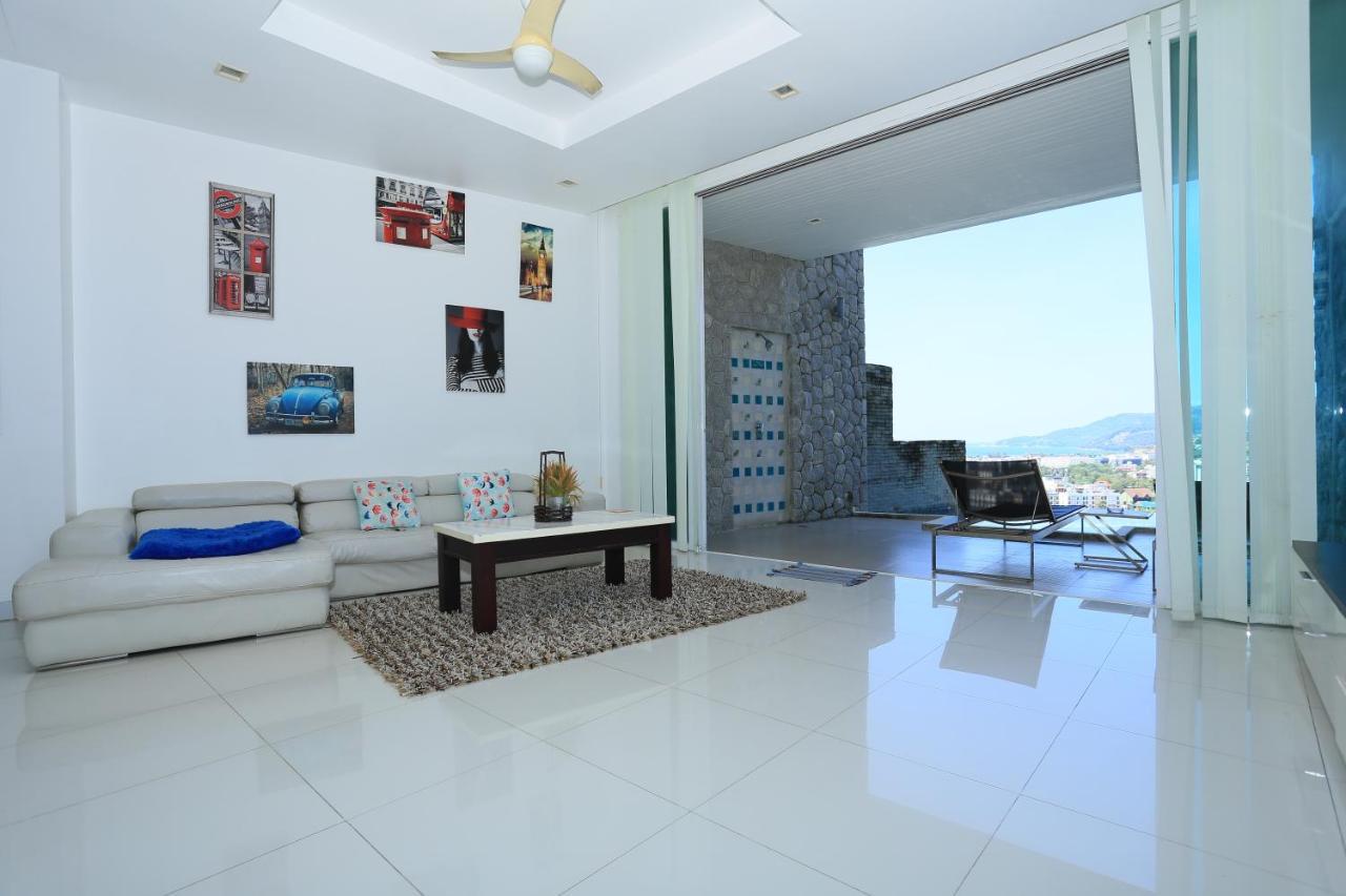 Seaview 芭东海景3卧别墅 5分钟到江西冷 4bdr Pool Villa Patong