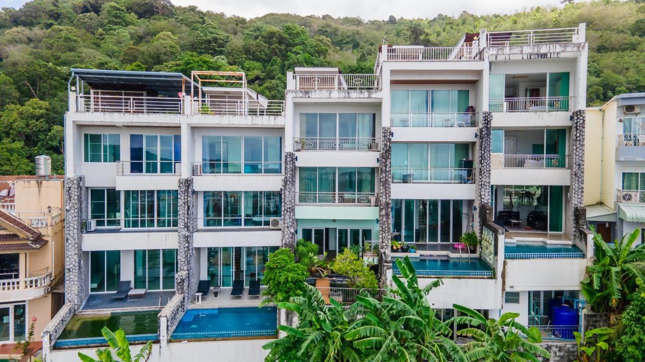 Villa Villa2：四卧泳池别墅/两个海景房/近班赞酒吧街 Patong